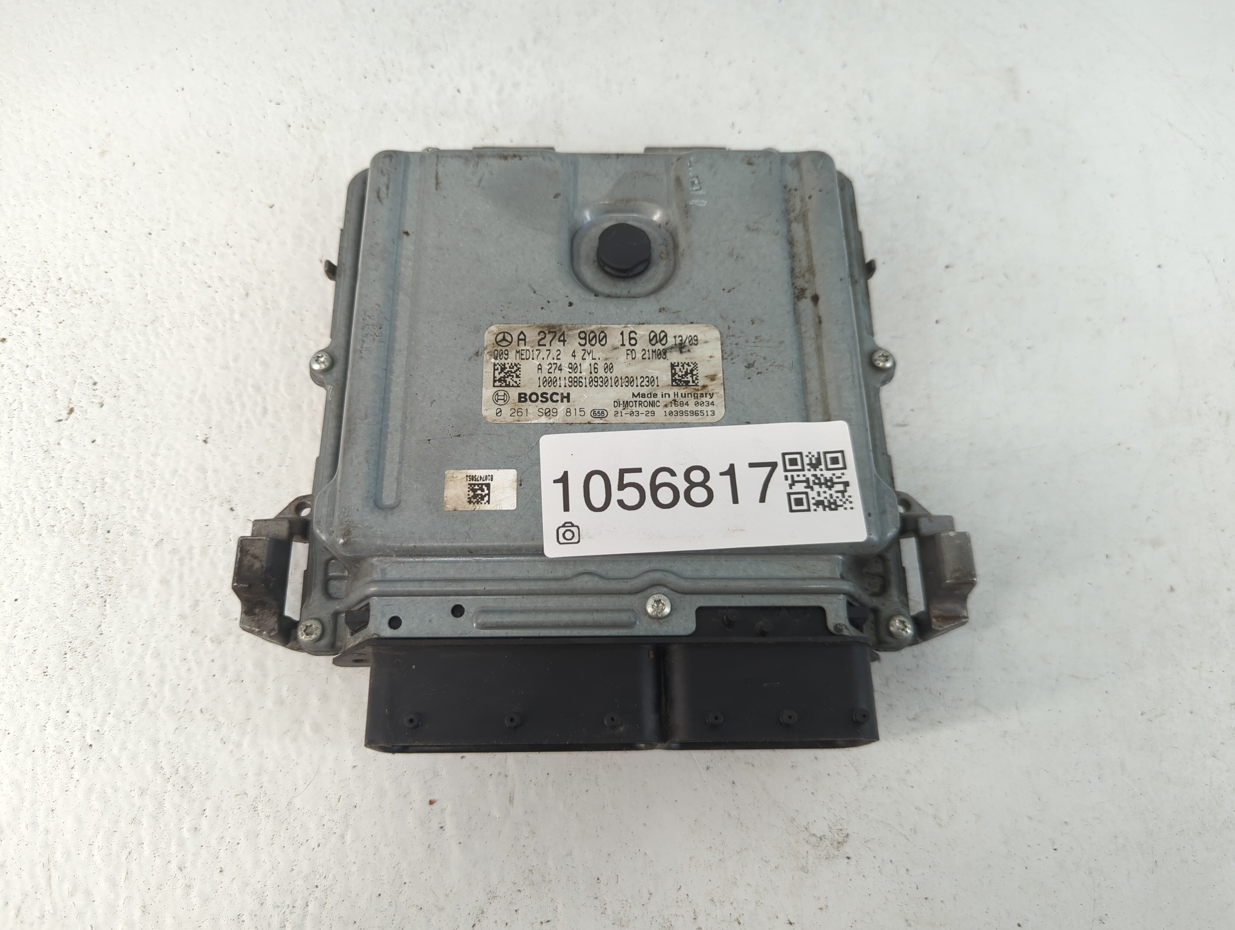 2021 Mercedes-Benz Sprinter 2500 PCM Engine Control Computer ECU ECM PCU OEM P/N:A 274 900 16 00 Fits OEM Used Auto Parts - Oemusedautoparts1.com