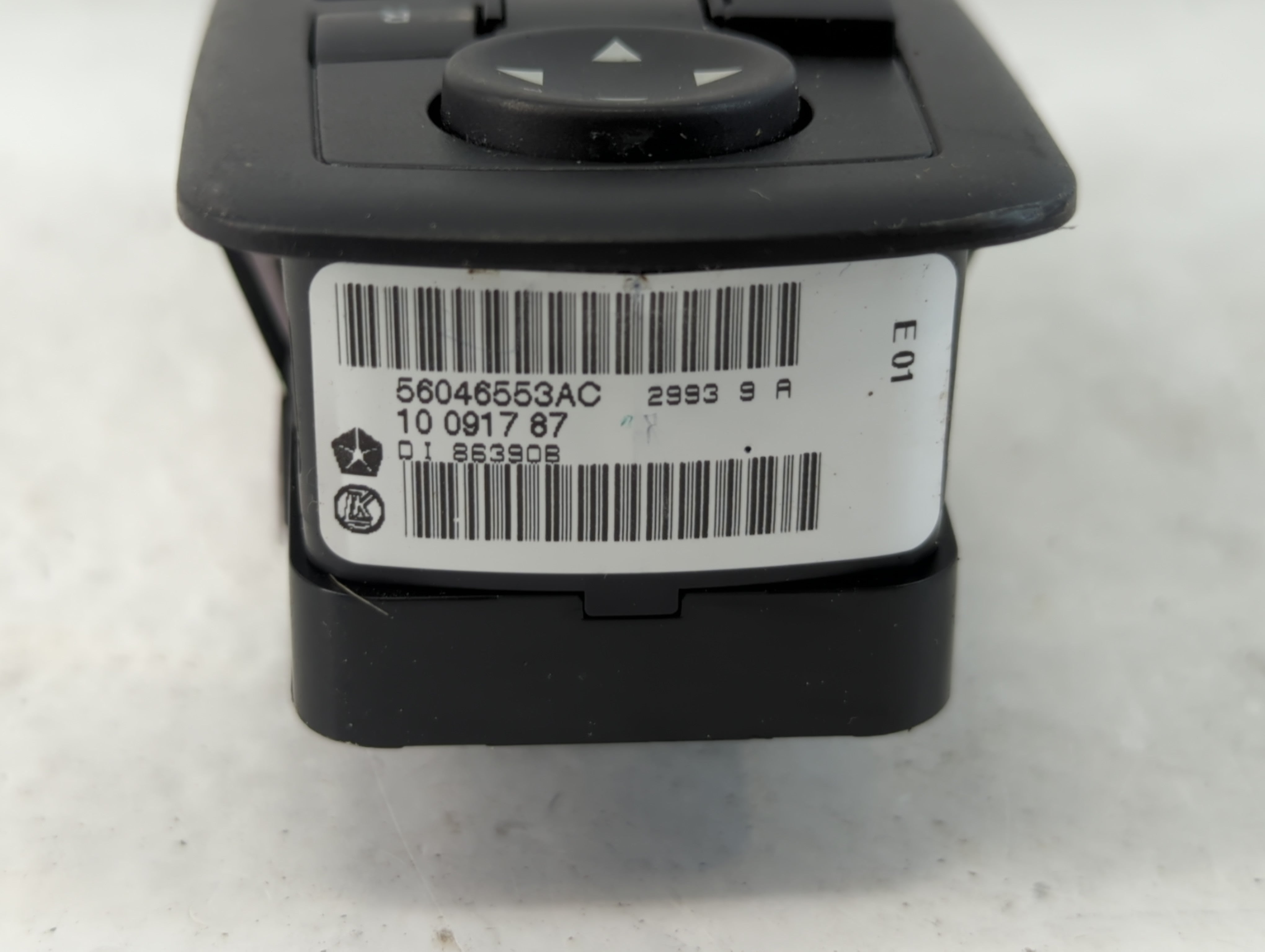 2013-2016 Dodge Dart Master Power Window Switch Replacement Driver Side Left P/N:56046553AC Fits Fits 2013 2014 2015 2016 OEM Used Auto Parts - Oemusedautoparts1.com