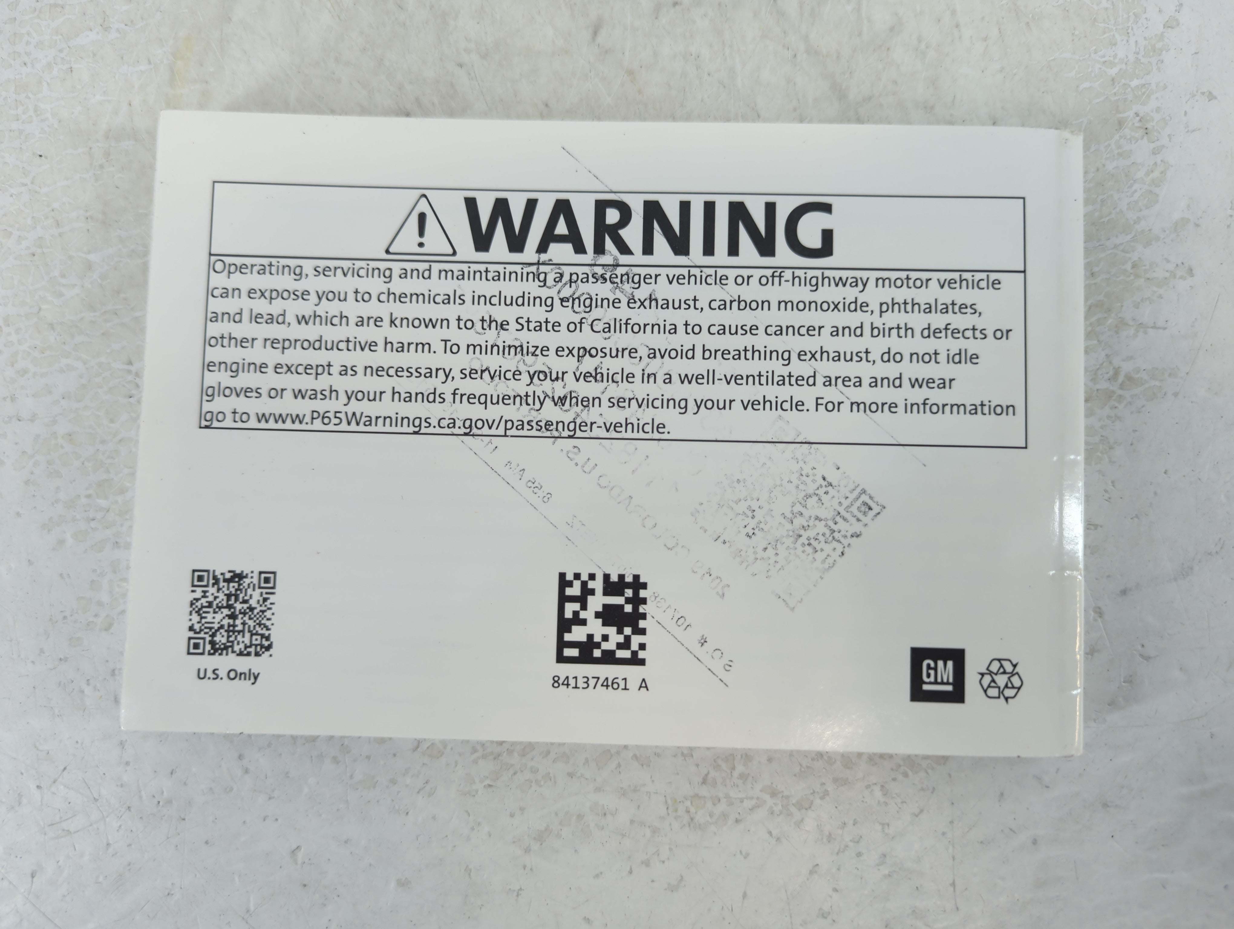 2019 Chevrolet Colorado Owners Manual Book Guide P/N:84137461 A OEM Used Auto Parts - Oemusedautoparts1.com