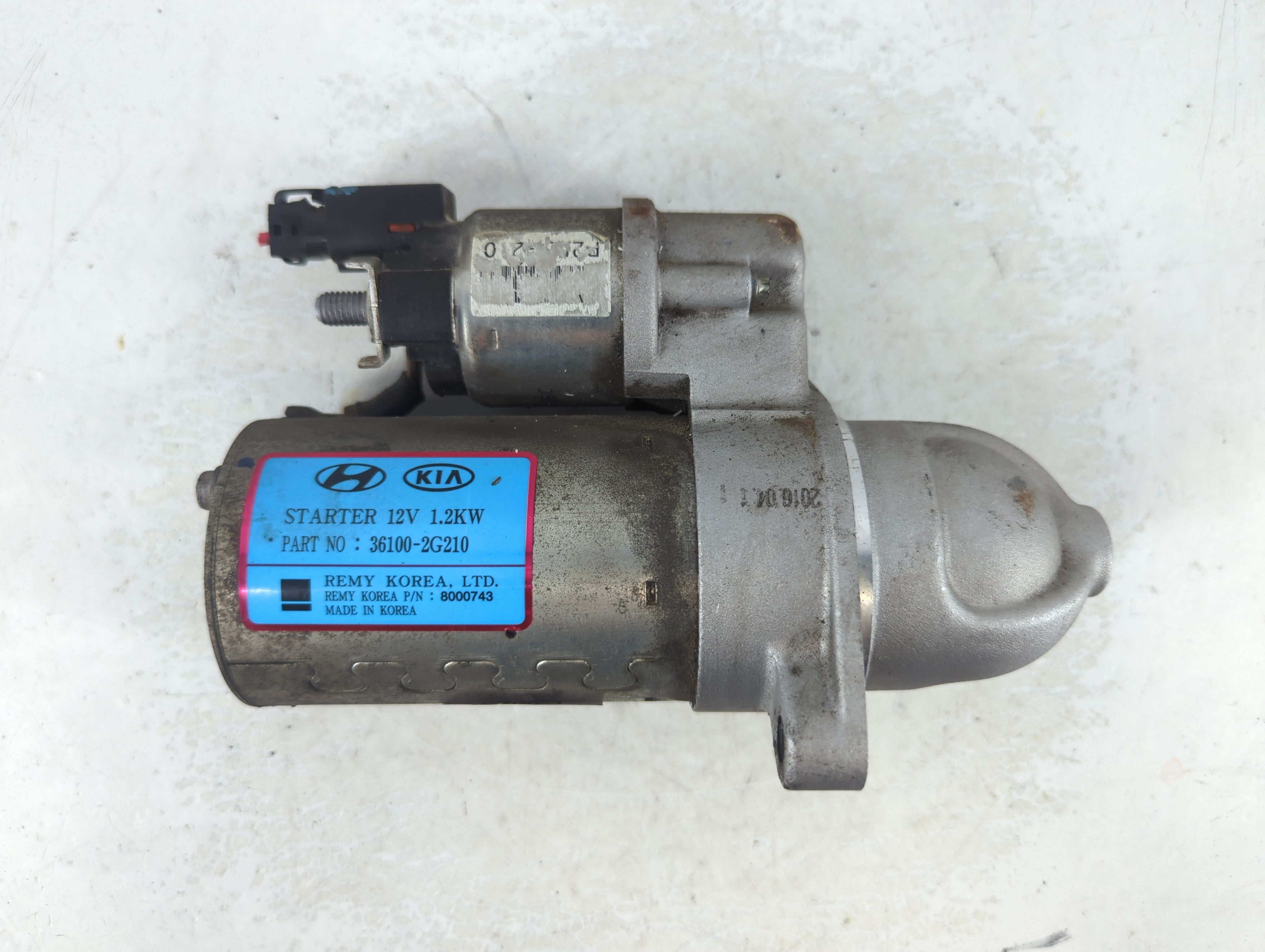 2016-2020 Kia Optima Car Starter Motor Solenoid OEM P/N:36100-2G210 Fits Fits 2015 2016 2017 2018 2019 2020 OEM Used Auto Parts - Oemusedautoparts1.com