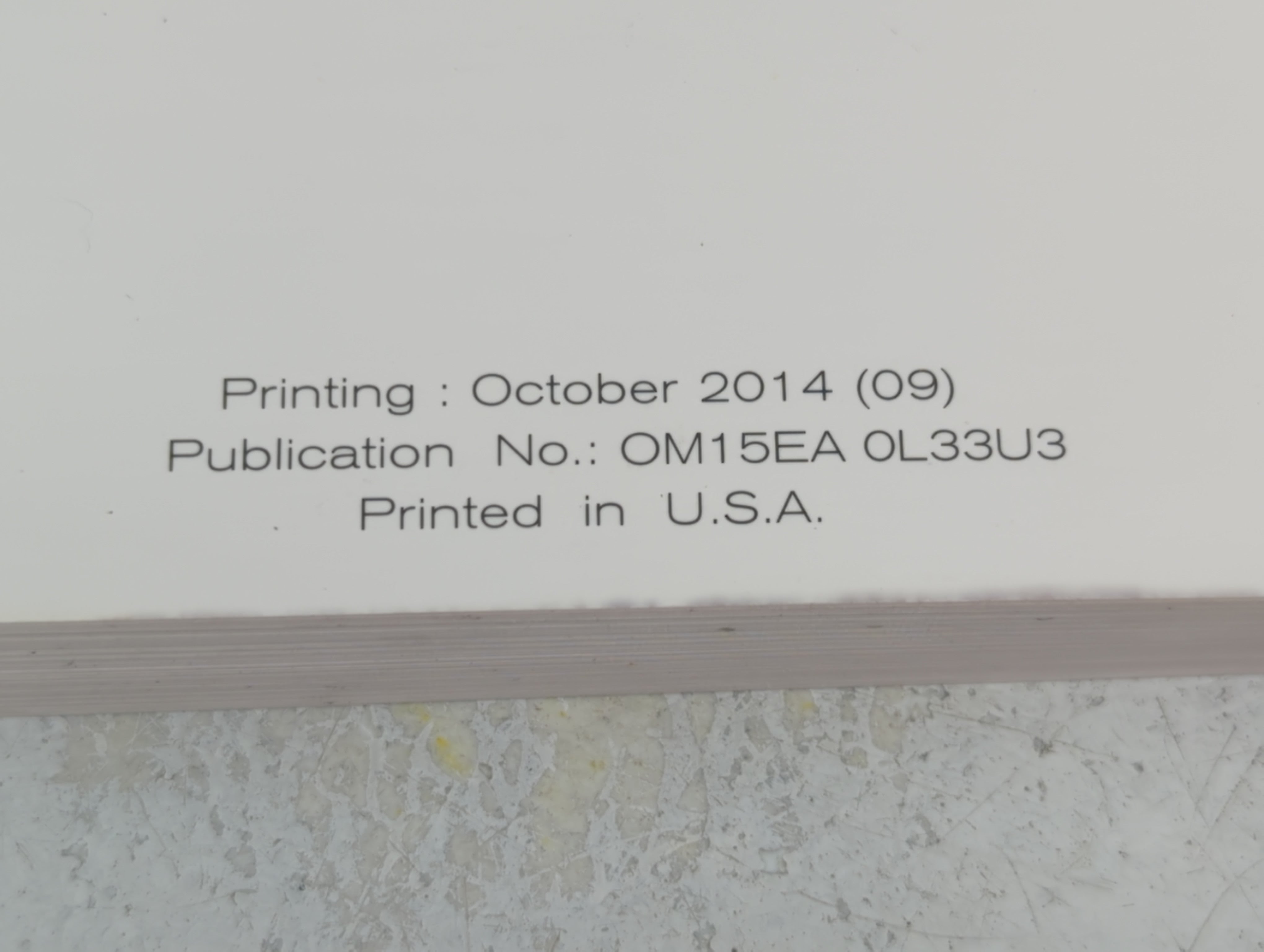 2015 Nissan Altima Owners Manual Book Guide P/N:OM15EA 0L33U3 OEM Used Auto Parts - Oemusedautoparts1.com