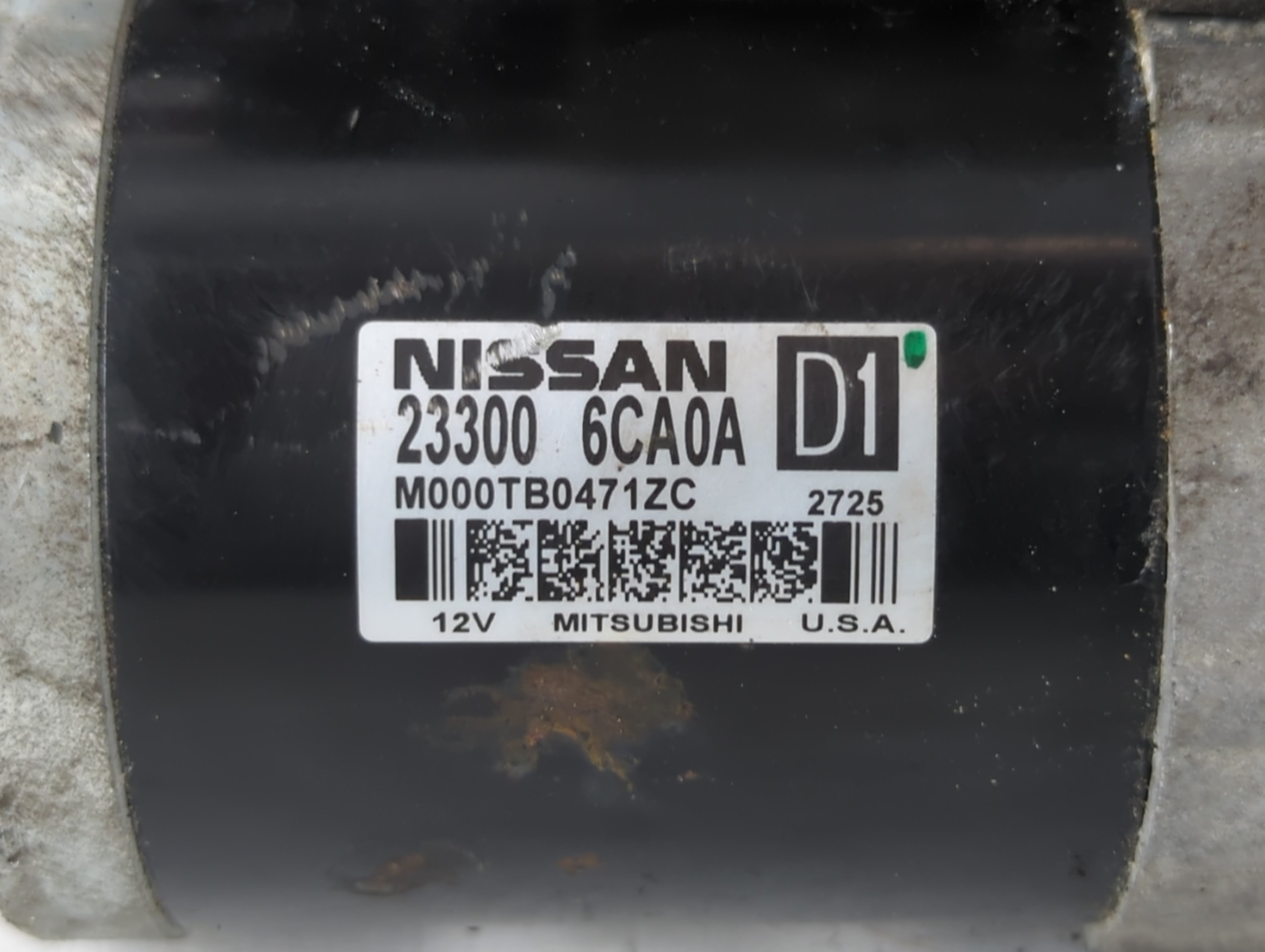 2019-2022 Nissan Altima Car Starter Motor Solenoid OEM P/N:23300 6CA0A Fits Fits 2019 2020 2021 2022 OEM Used Auto Parts - Oemusedautoparts1.com