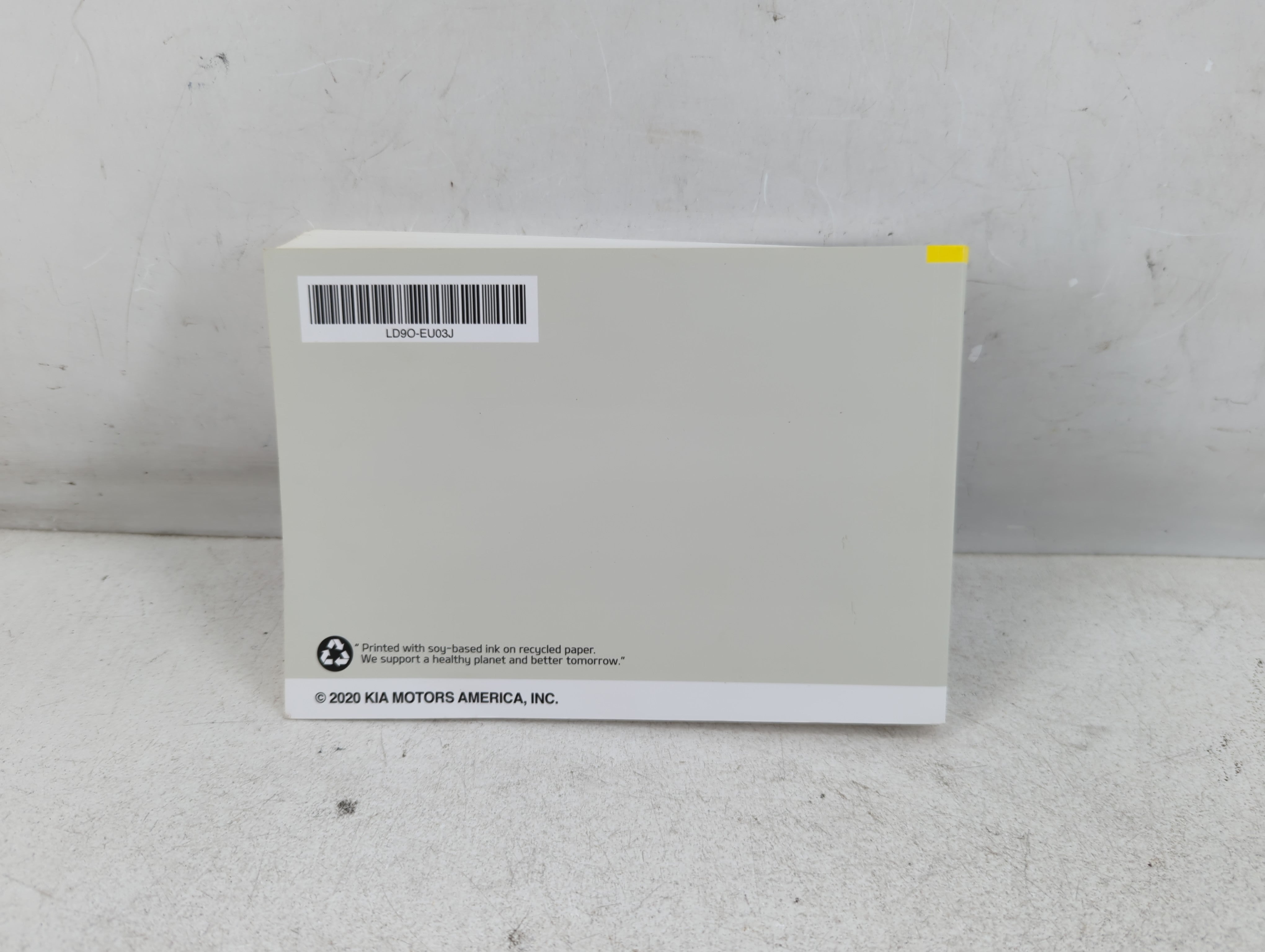 2020 Kia Sportage Owners Manual Book Guide P/N:LD9O-EU03J OEM Used Auto Parts - Oemusedautoparts1.com