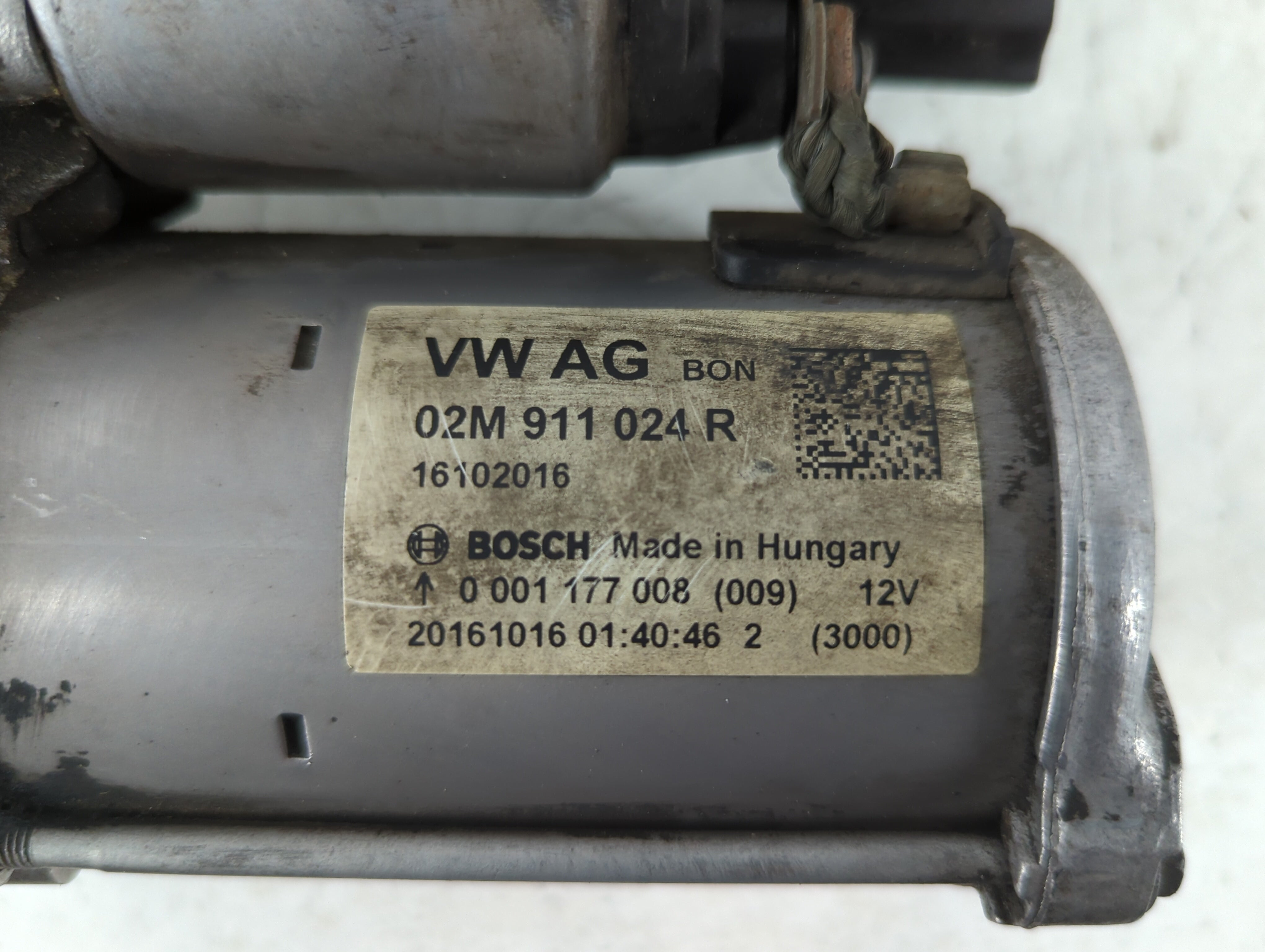 2014 Volkswagen Jetta Car Starter Motor Solenoid OEM P/N:02M 911 024 R Fits Fits 2015 2016 2017 2018 2019 2020 2021 2022 OEM Used Auto Parts - Oemusedautoparts1.com