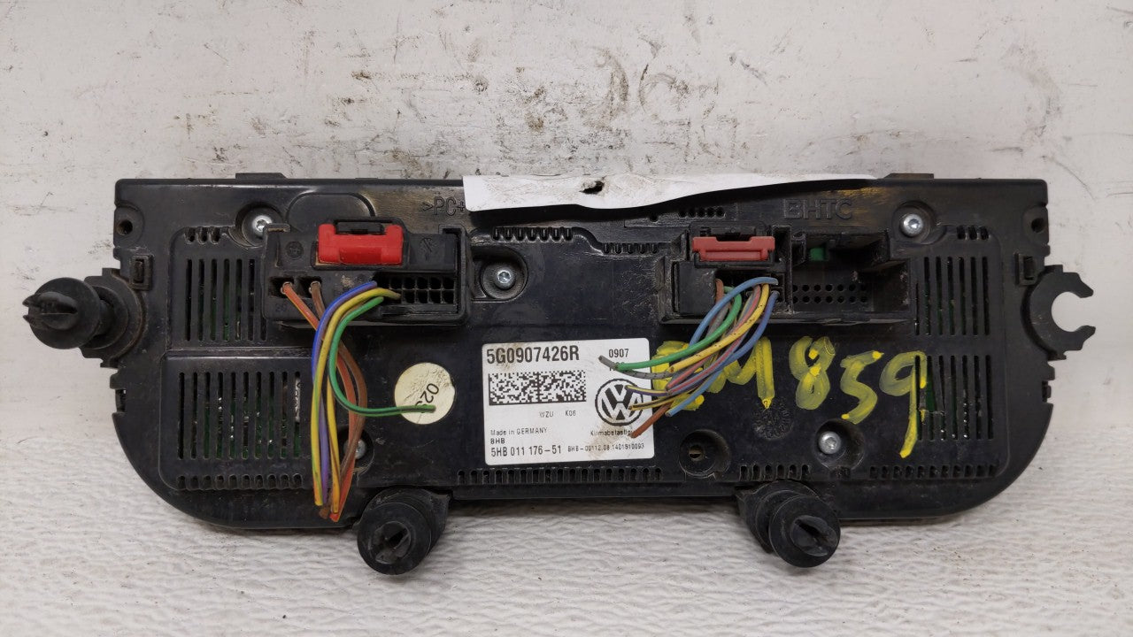 2015 Volkswagen Golf Climate Control Module Temperature AC/Heater Replacement P/N:5G0907426R Fits OEM Used Auto Parts - Oemusedautoparts1.com
