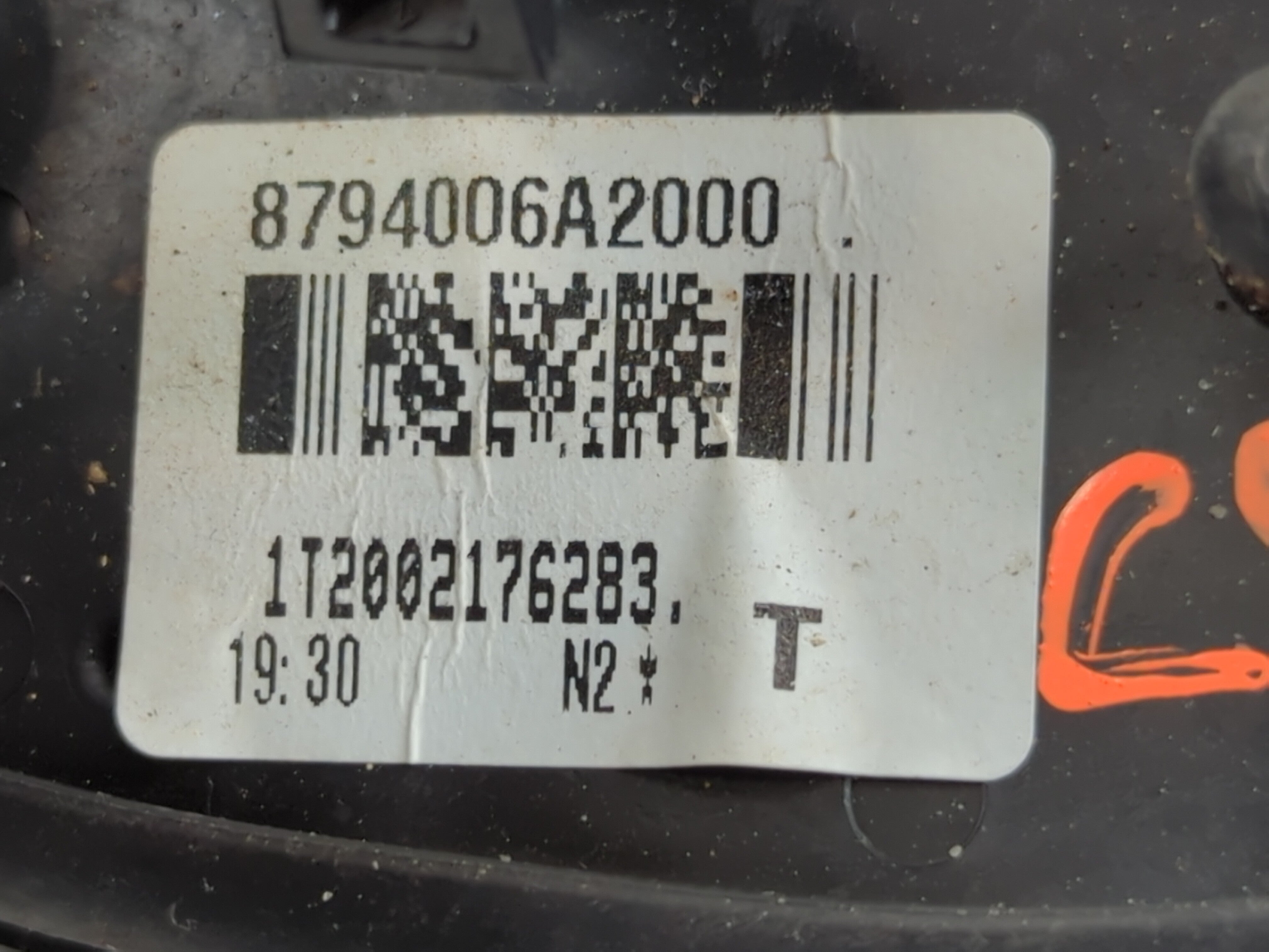 2018-2022 Toyota Camry Side Mirror Replacement Driver Left View Door Mirror P/N:8794006A2000 Fits Fits 2018 2019 2020 2021 2022 OEM Used Auto Parts - Oemusedautoparts1.com