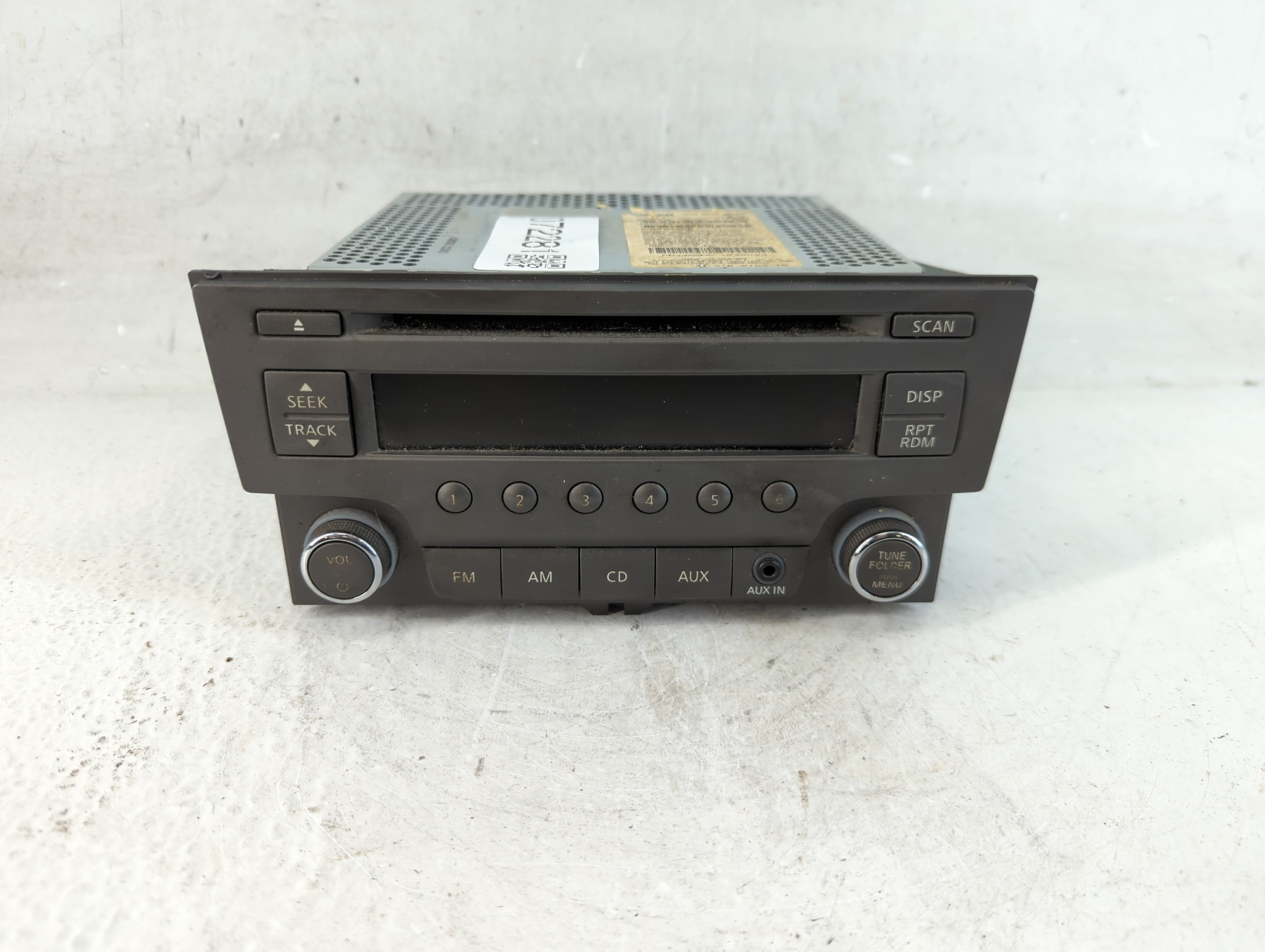 2013-2014 Nissan Sentra Radio AM FM Cd Player Receiver Replacement P/N:28185 3RA2A Fits Fits 2013 2014 OEM Used Auto Parts - Oemusedautoparts1.com