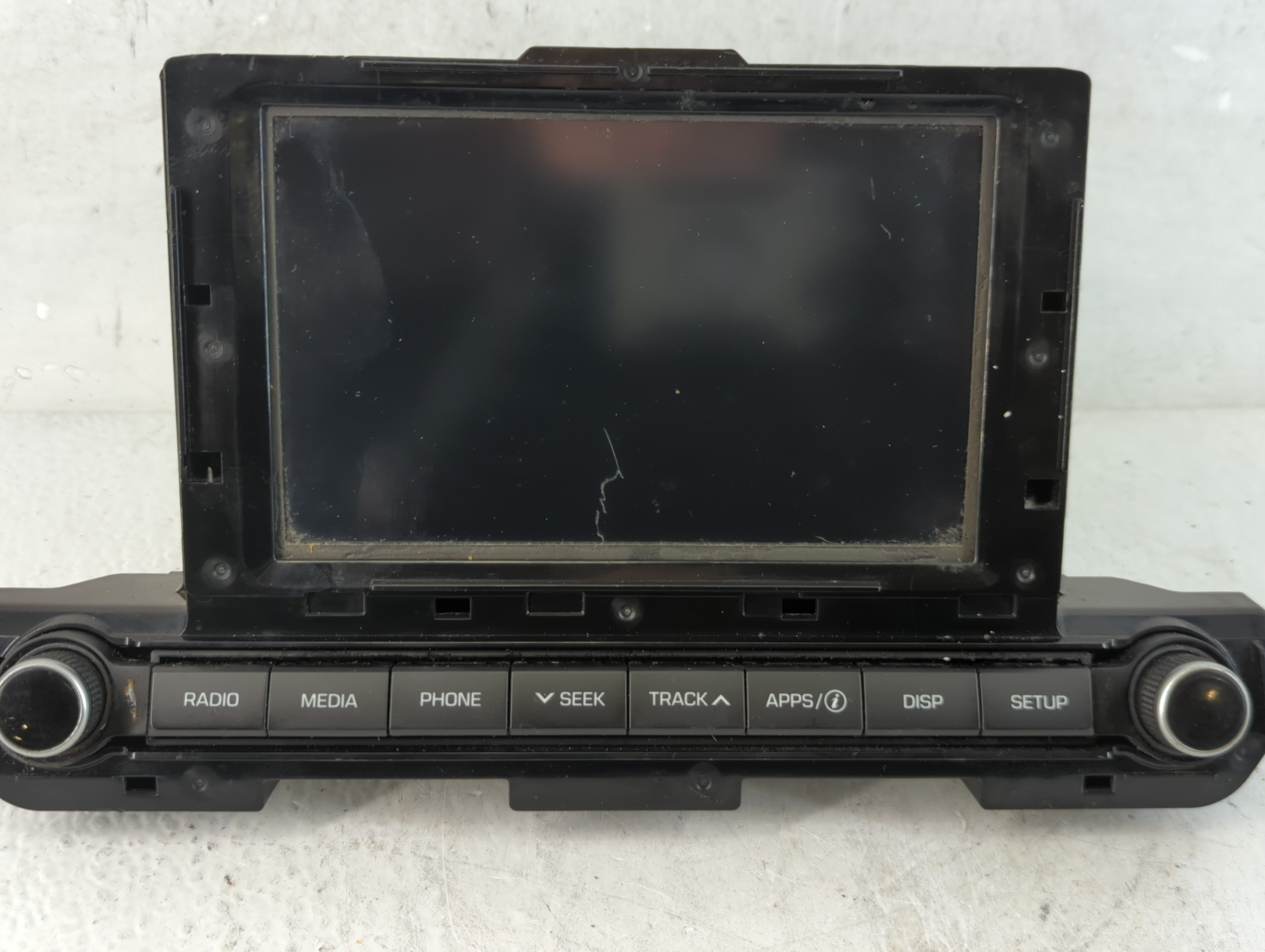 2017-2018 Hyundai Elantra Radio AM FM Cd Player Receiver Replacement P/N:96160-F2101UAT Fits Fits 2017 2018 OEM Used Auto Parts - Oemusedautoparts1.com