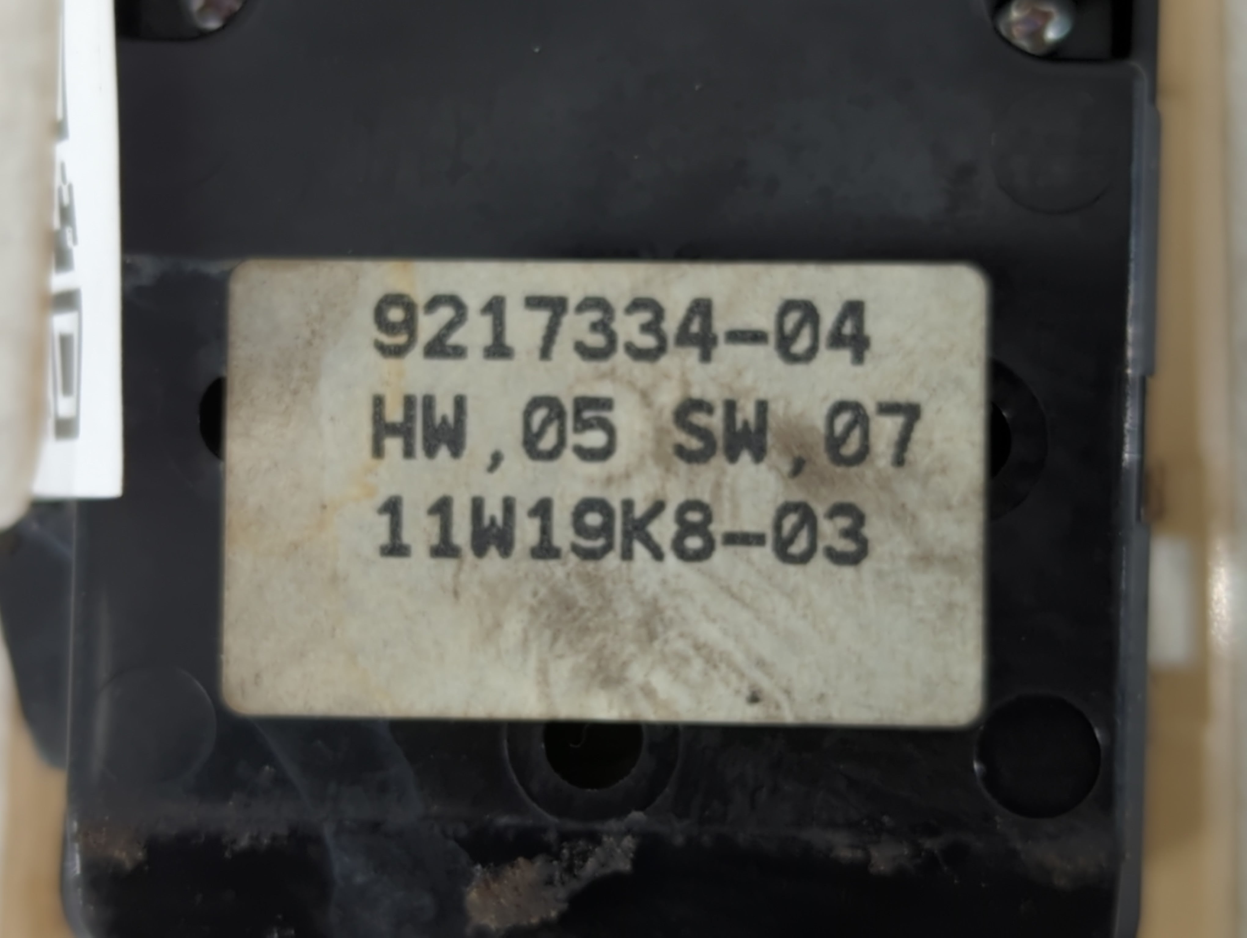 2007-2012 Bmw 328i Master Power Window Switch Replacement Driver Side Left P/N:9217334-04 Fits OEM Used Auto Parts - Oemusedautoparts1.com