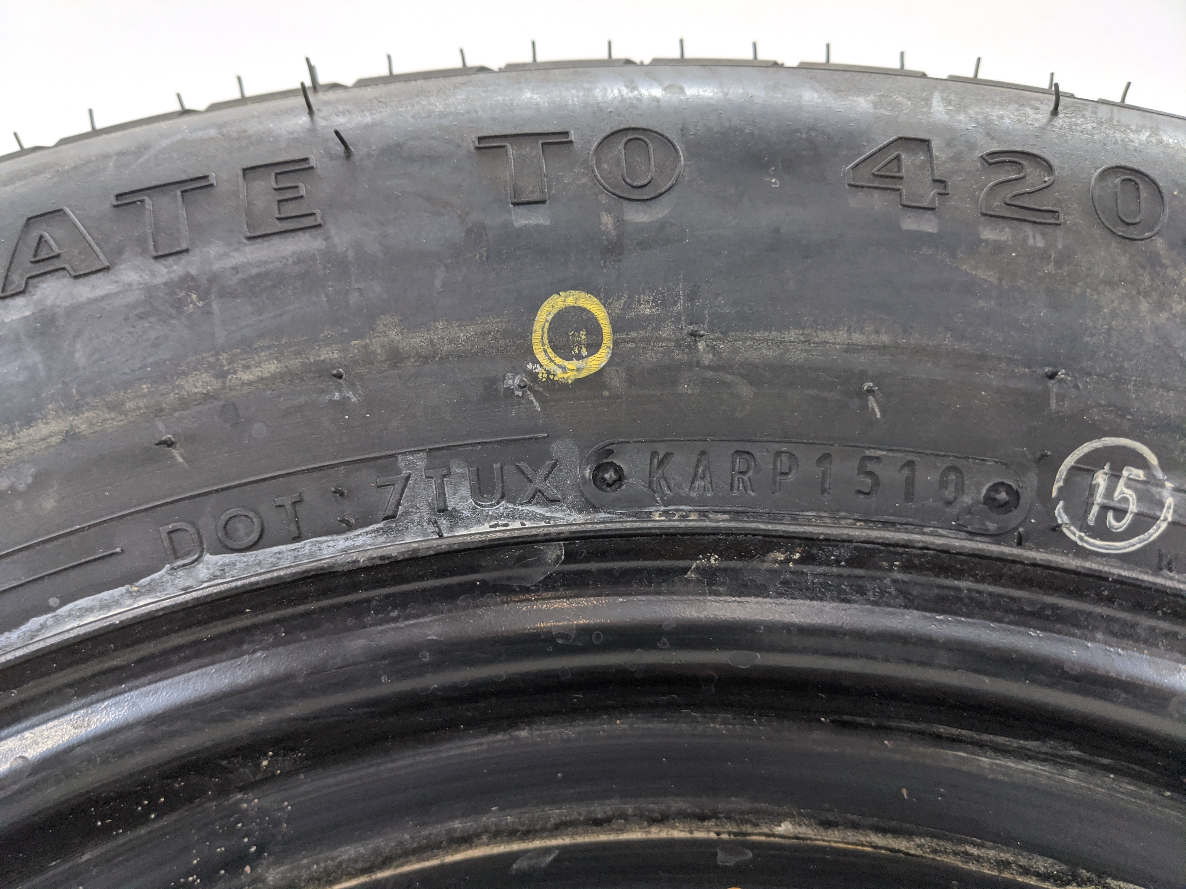 2024 Toyota Tacoma Spare Donut Tire Wheel Rim Oem - Oemusedautoparts1.com