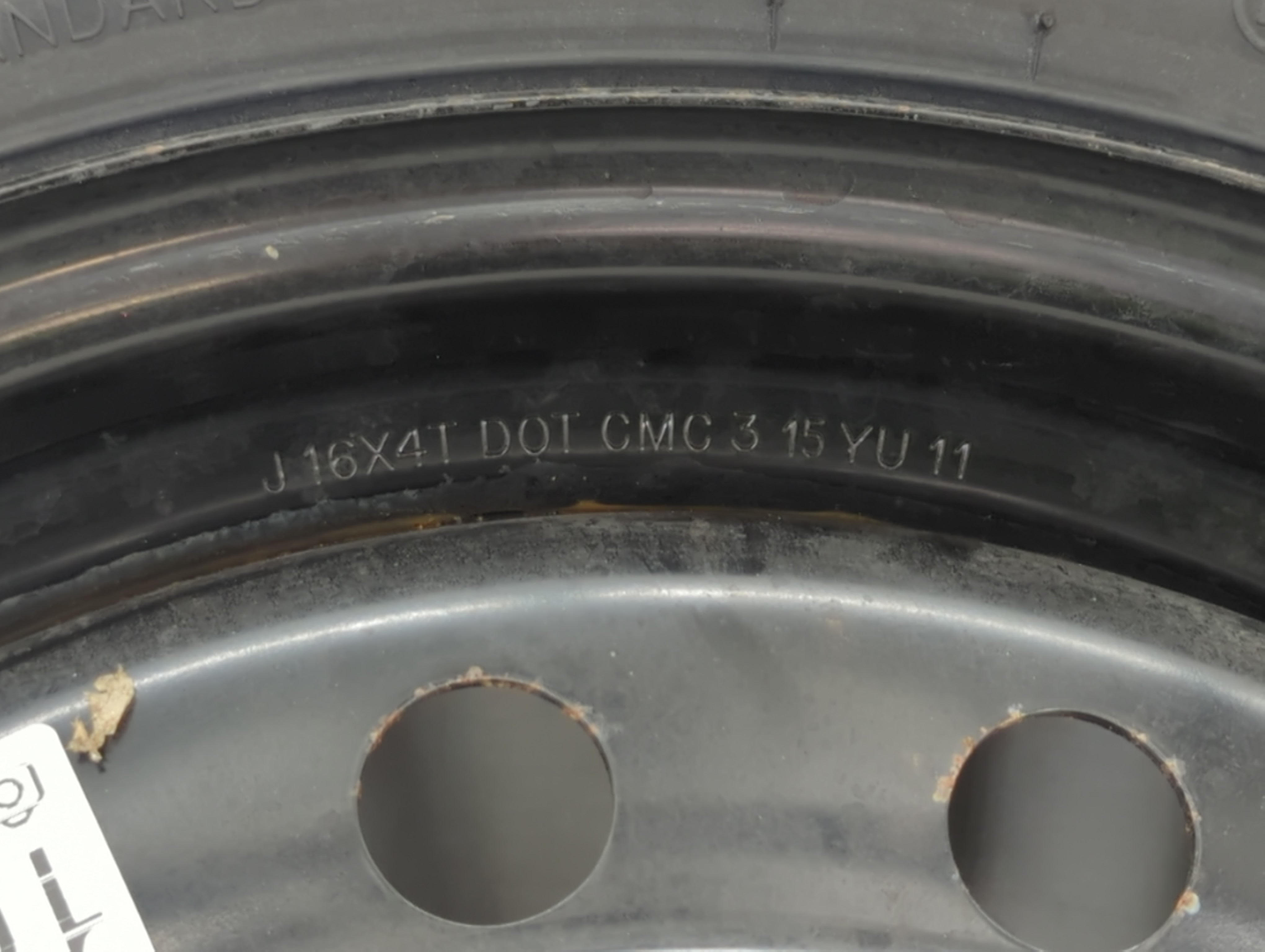 2013-2022 Honda Accord Spare Donut Tire Wheel Rim Oem - Oemusedautoparts1.com