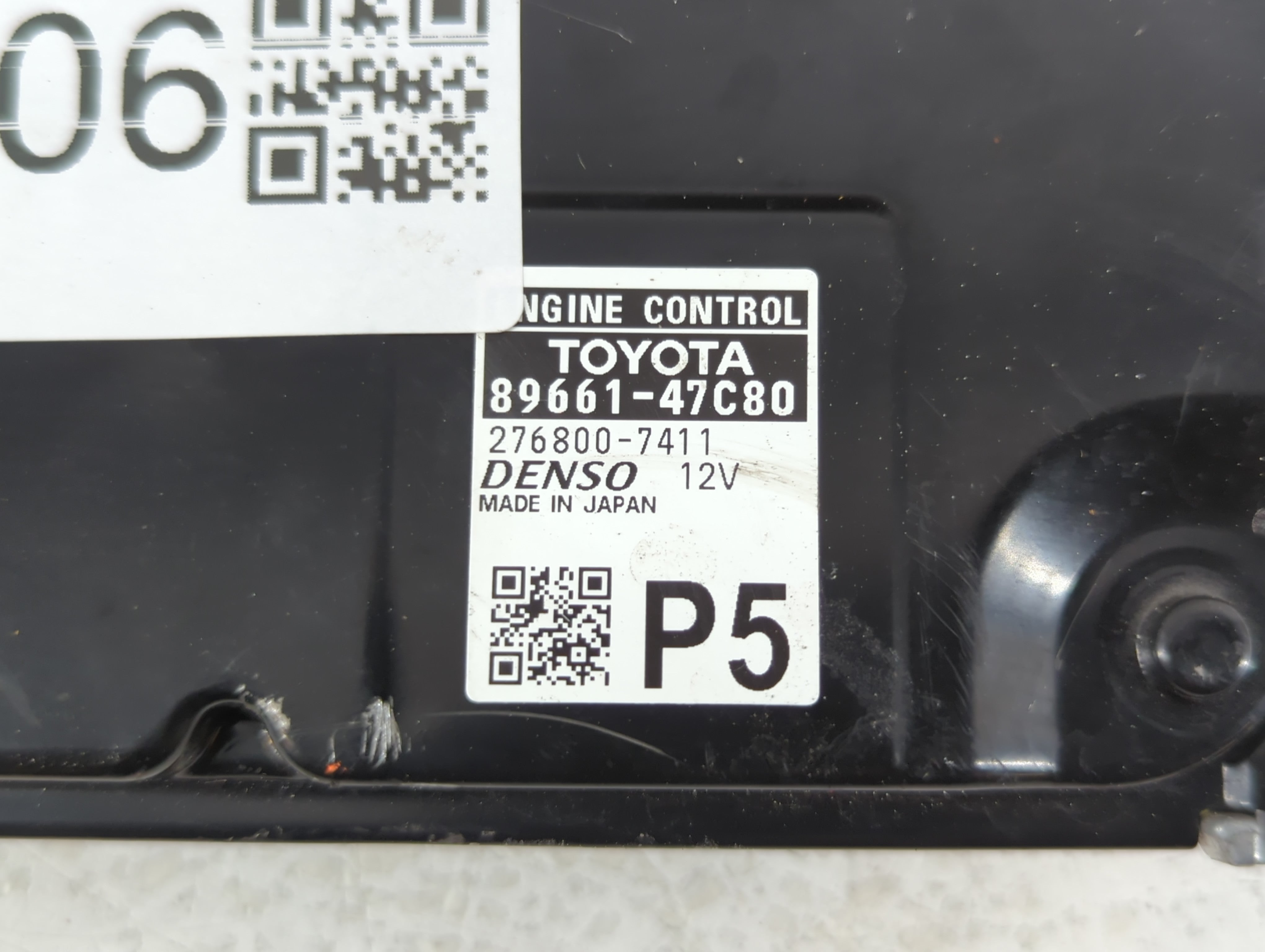 2021-2022 Toyota Prius PCM Engine Control Computer ECU ECM PCU OEM P/N:89661-47C80 Fits Fits 2021 2022 OEM Used Auto Parts - Oemusedautoparts1.com