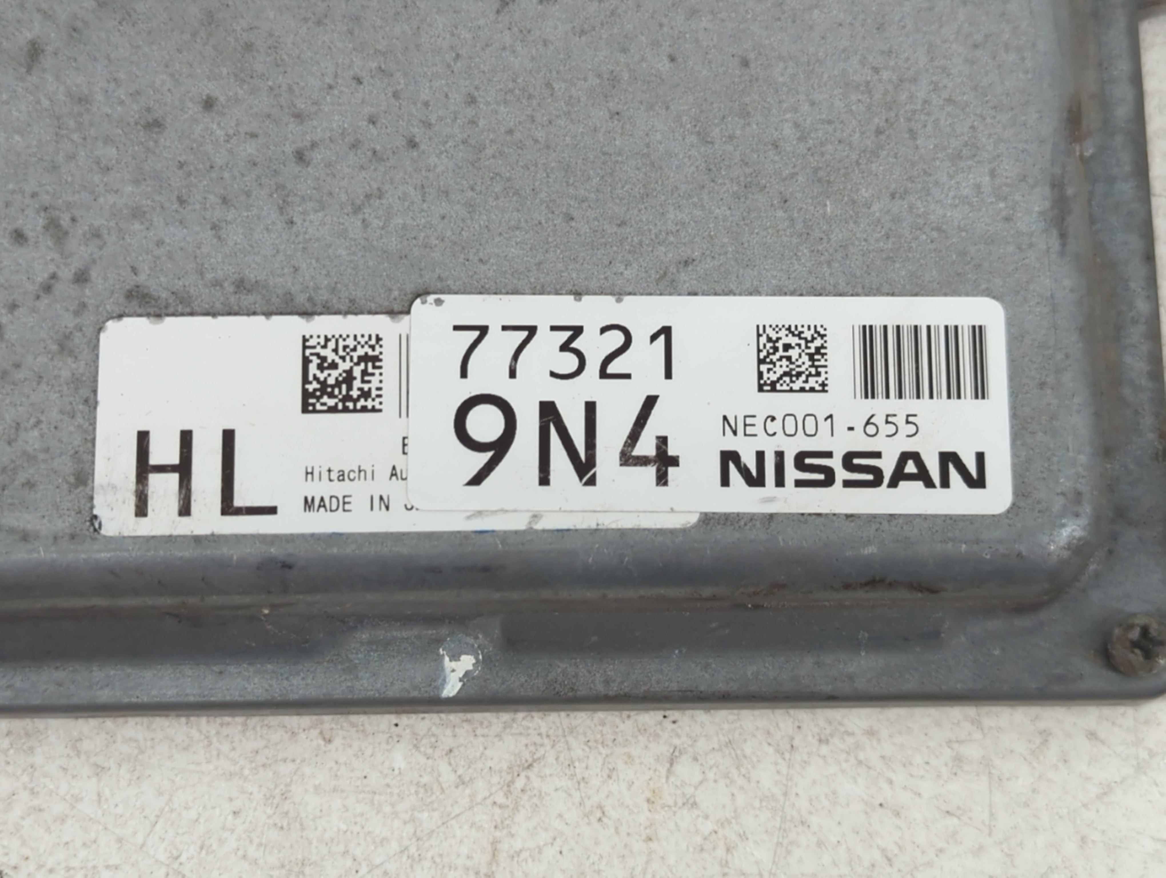 2013-2015 Nissan Rogue PCM Engine Control Computer ECU ECM PCU OEM P/N:NEC001-655 Fits Fits 2013 2014 2015 OEM Used Auto Parts - Oemusedautoparts1.com