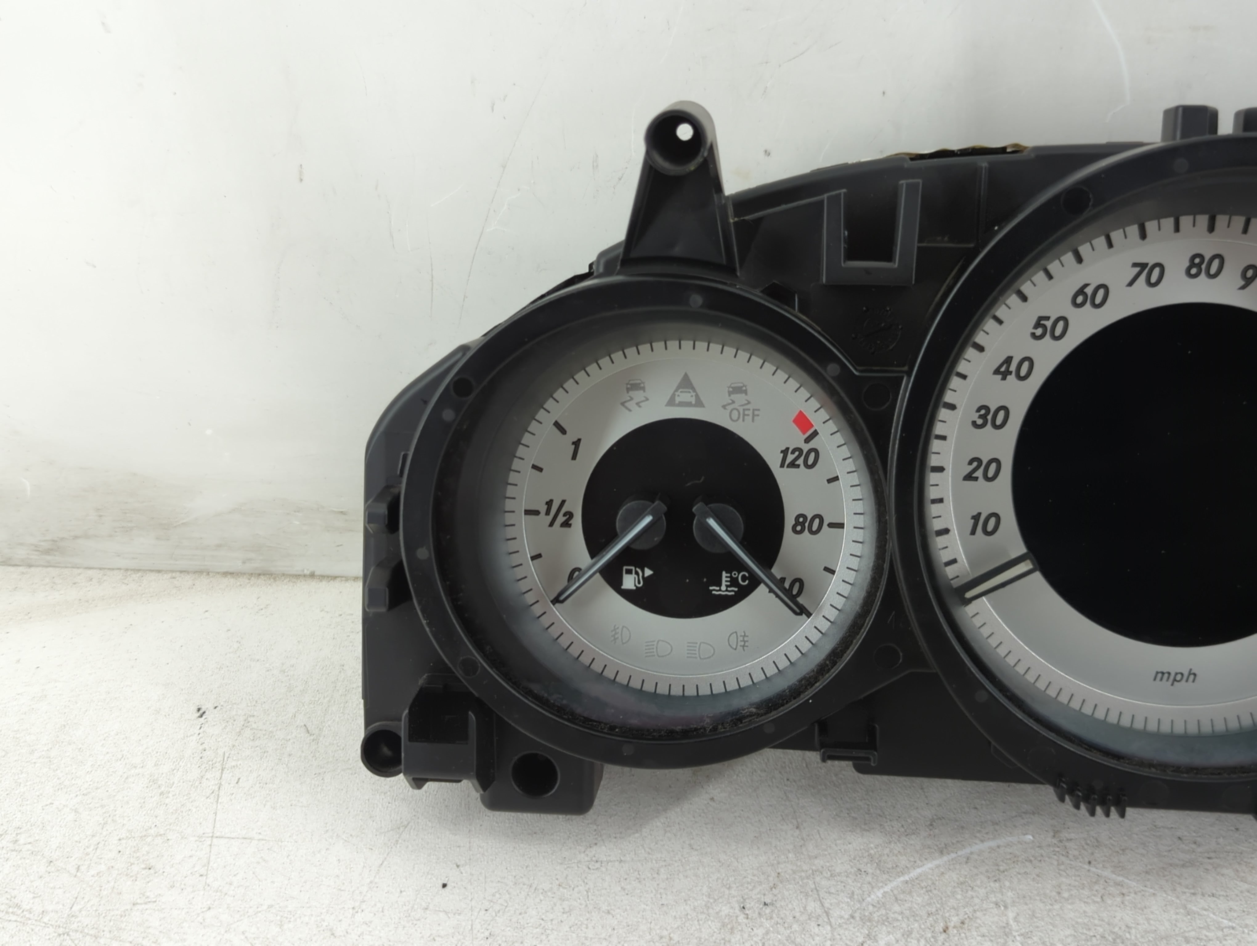 2012 Mercedes-Benz C250 Instrument Cluster Speedometer Gauges P/N:A 204 900 38 08 Fits OEM Used Auto Parts - Oemusedautoparts1.com