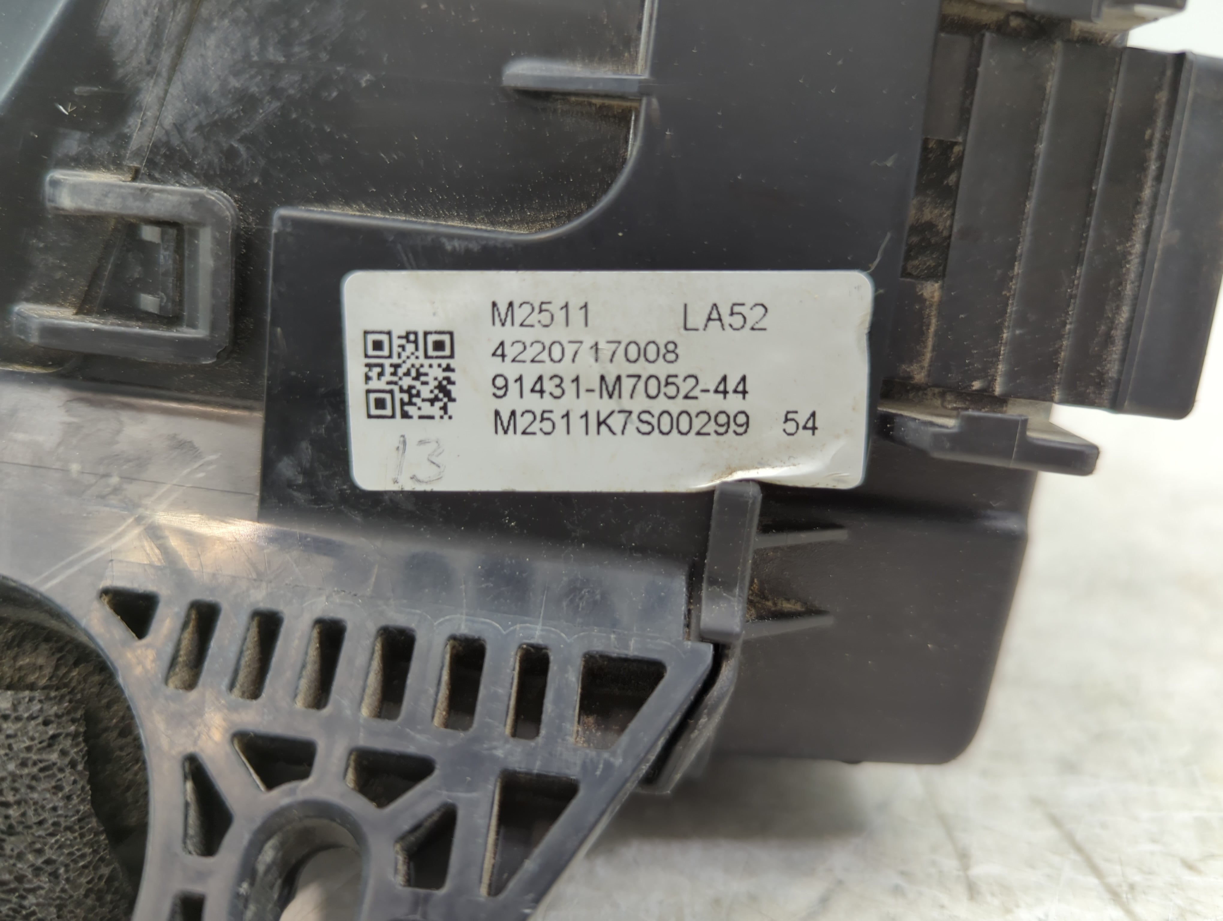 2019-2020 Kia Forte Fusebox Fuse Box Panel Relay Module P/N:91431 M7052 Fits Fits 2019 2020 OEM Used Auto Parts - Oemusedautoparts1.com