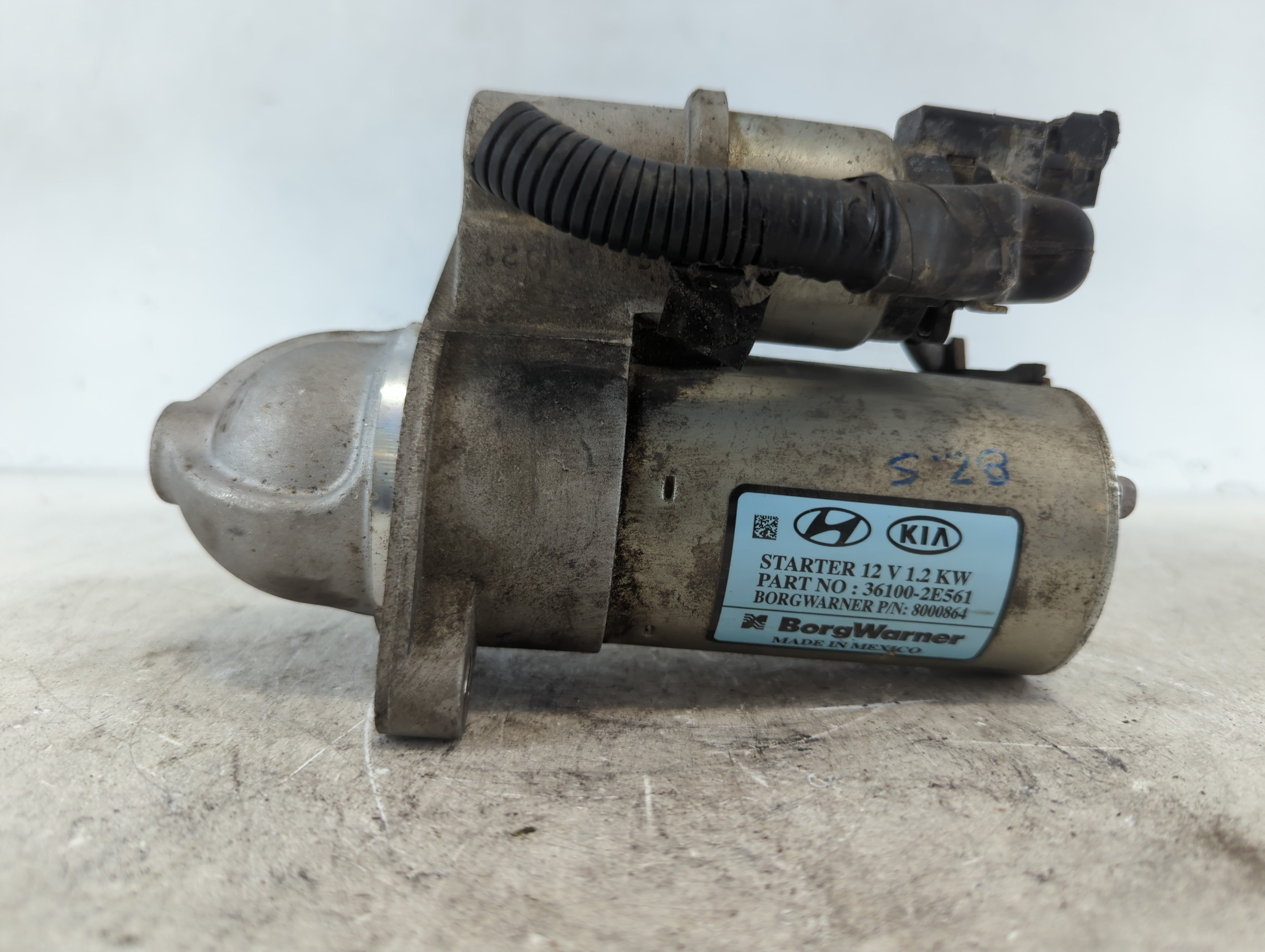 2017-2022 Kia Forte Car Starter Motor Solenoid OEM P/N:36100-2E561 Fits Fits 2017 2018 2019 2020 2021 2022 OEM Used Auto Parts - Oemusedautoparts1.com