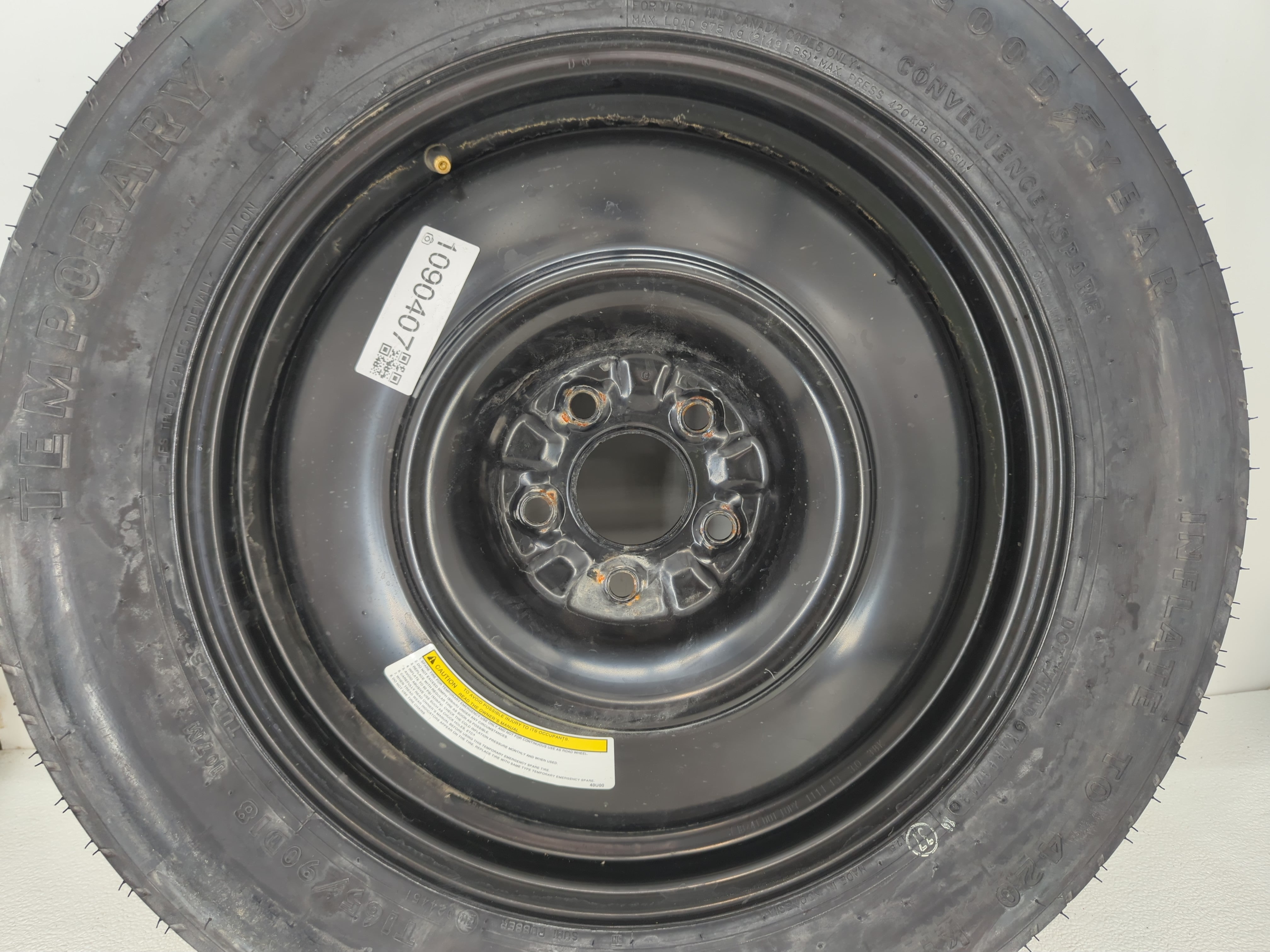 2003-2015 Nissan Murano Spare Donut Tire Wheel Rim Oem - Oemusedautoparts1.com
