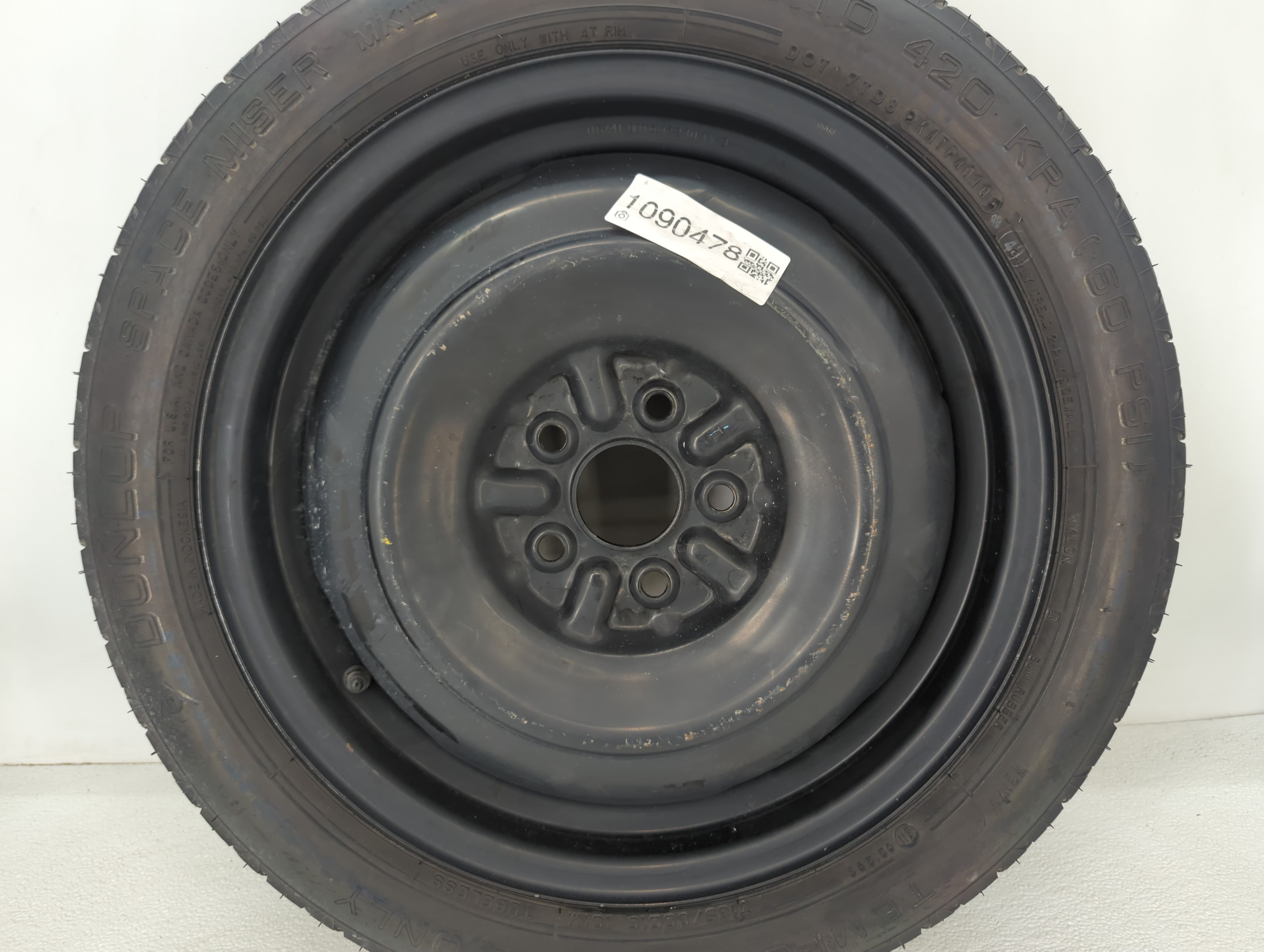 2004-2015 Toyota Prius Spare Donut Tire Wheel Rim Oem - Oemusedautoparts1.com