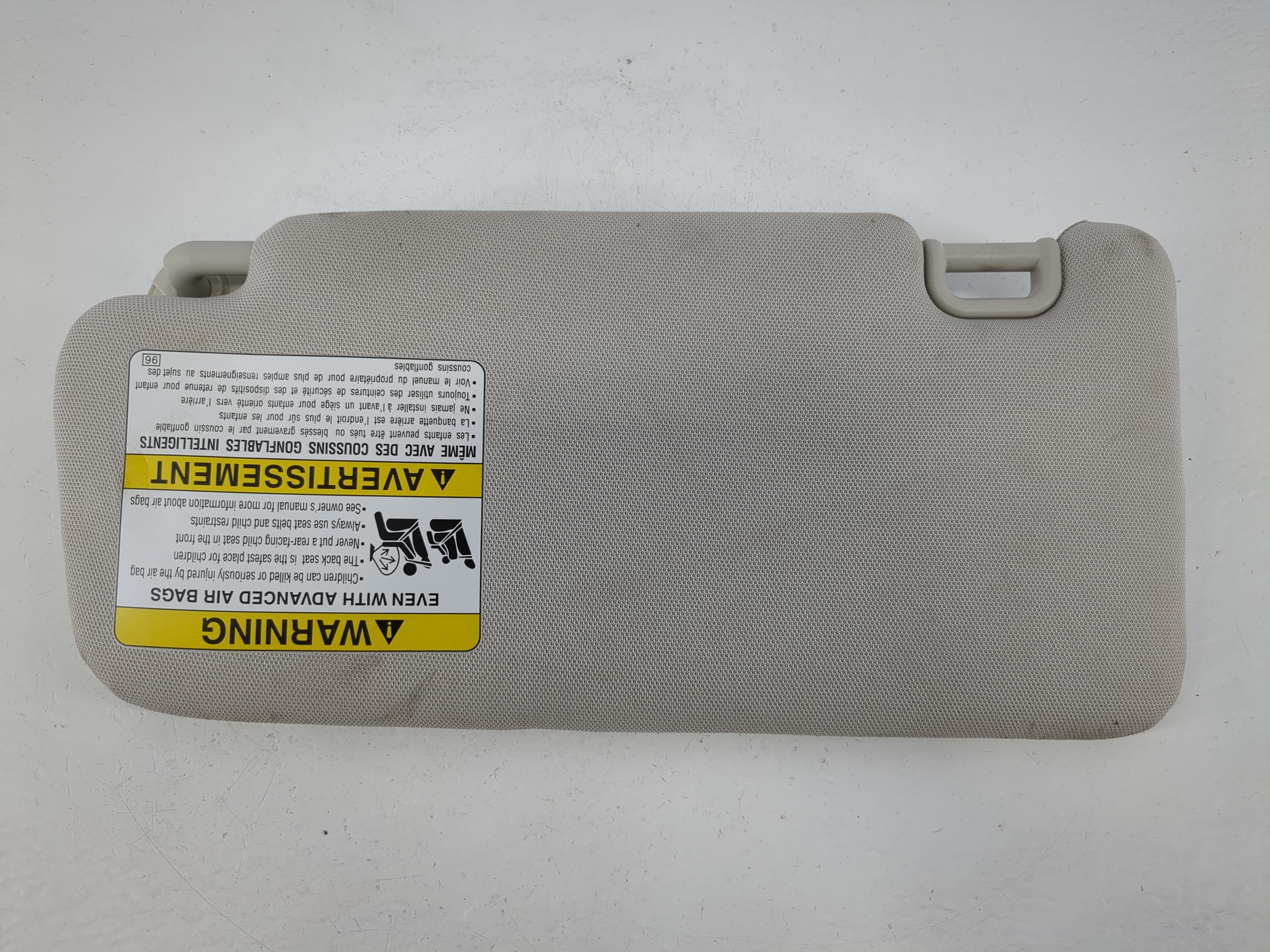 2015 Subaru Xv Sun Visor Shade Replacement Passenger Right Mirror Fits Fits 2016 OEM Used Auto Parts - Oemusedautoparts1.com