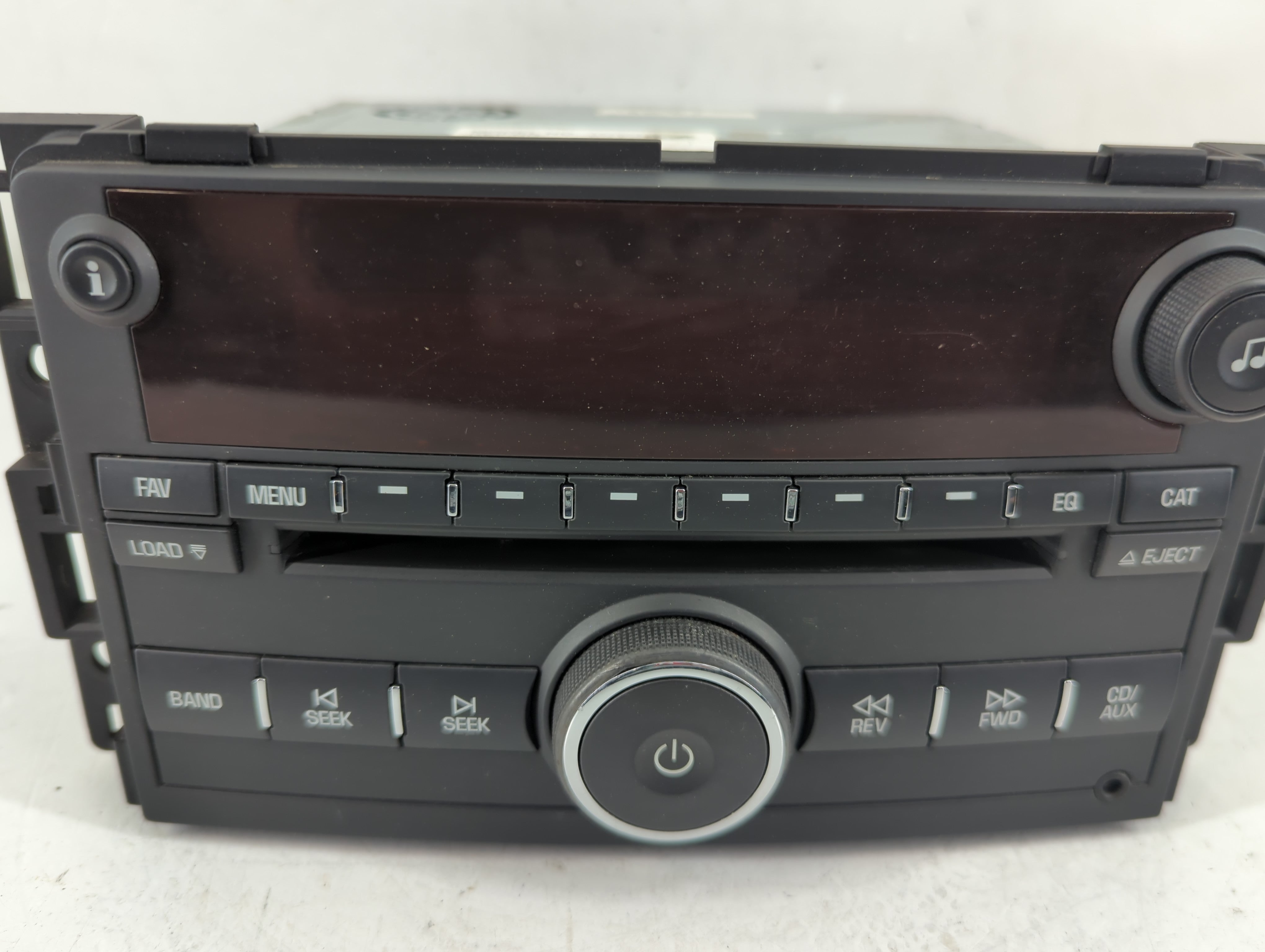 2006-2007 Saturn Vue Radio AM FM Cd Player Receiver Replacement P/N:15790418 Fits Fits 2006 2007 OEM Used Auto Parts - Oemusedautoparts1.com