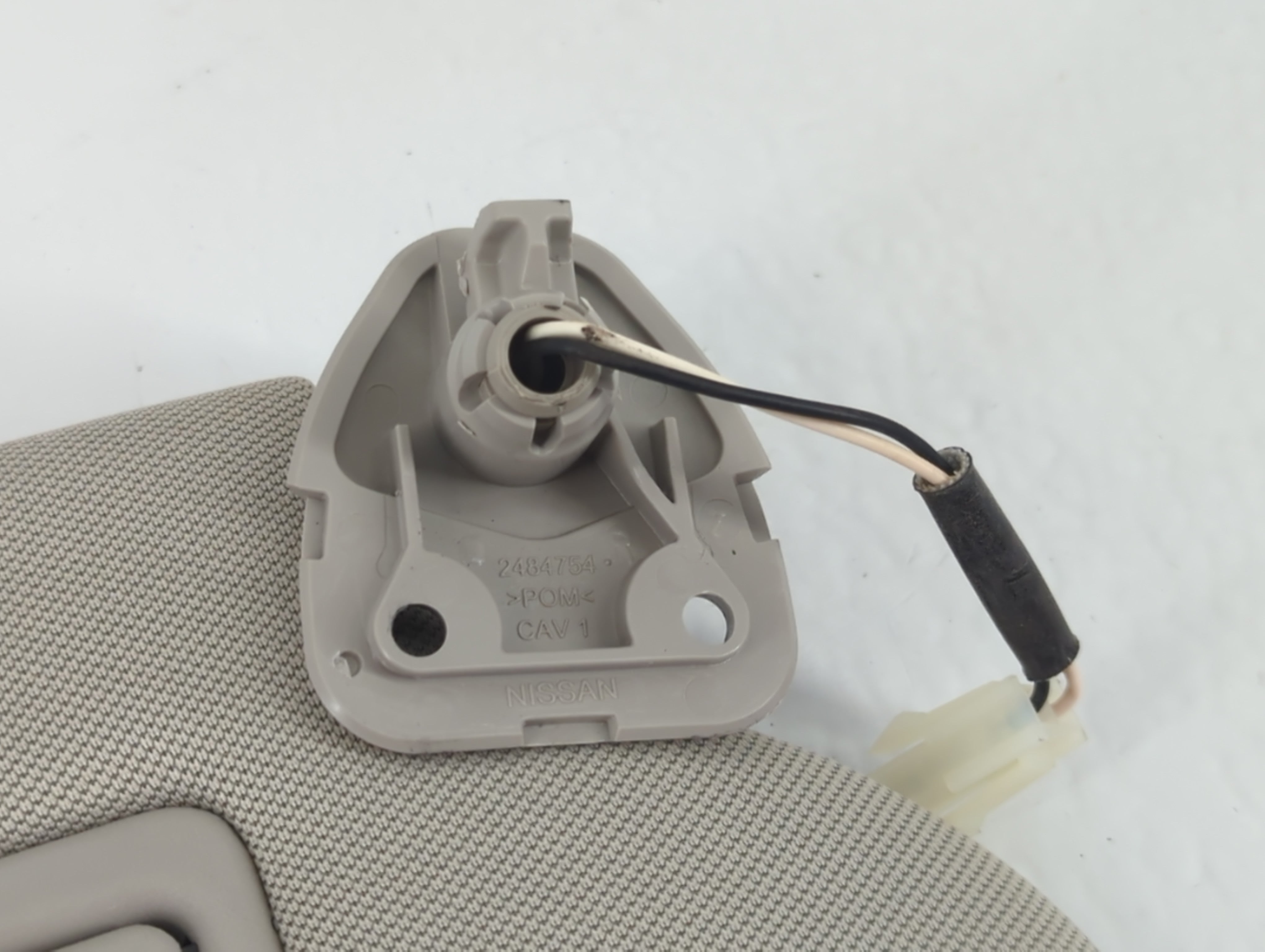 2019-2022 Nissan Murano Sun Visor Shade Replacement Passenger Right Mirror Fits Fits 2019 2020 2021 2022 OEM Used Auto Parts - Oemusedautoparts1.com