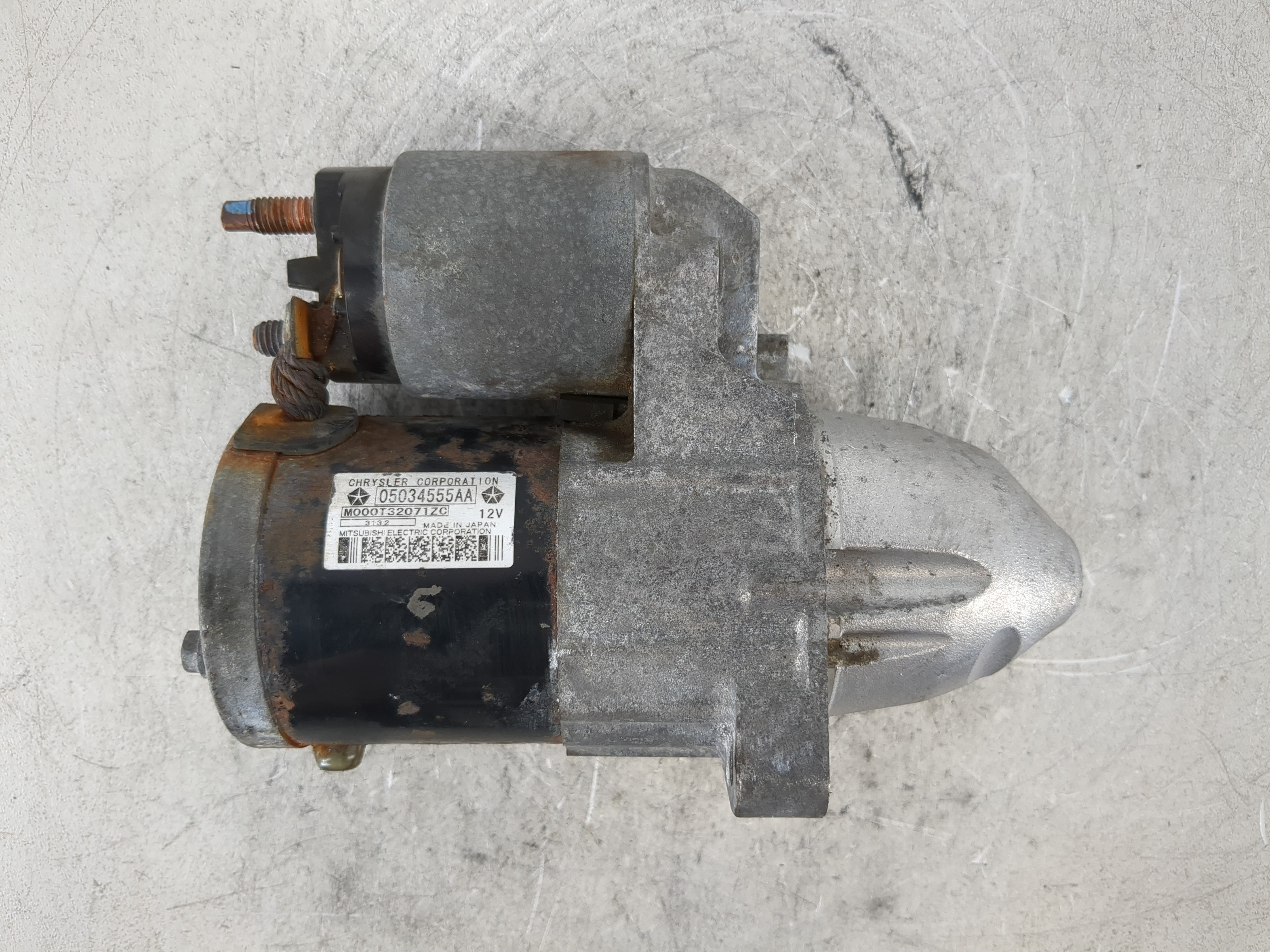 2017-2022 Dodge Charger Car Starter Motor Solenoid OEM P/N:05034555AA Fits OEM Used Auto Parts - Oemusedautoparts1.com