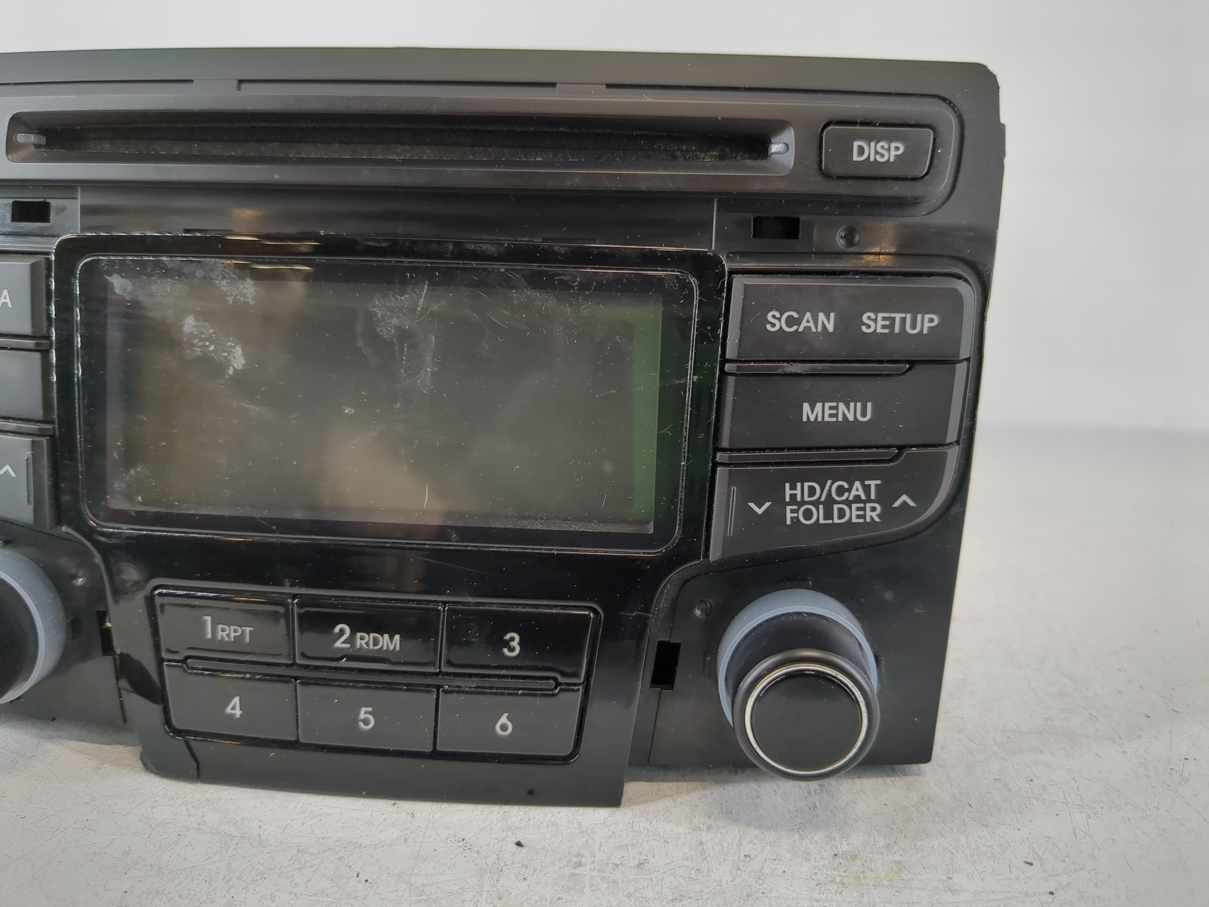 2012-2015 Hyundai Sonata Radio AM FM Cd Player Receiver Replacement P/N:96190-3Q600 Fits Fits 2012 2013 2014 2015 OEM Used Auto Parts - Oemusedautoparts1.com