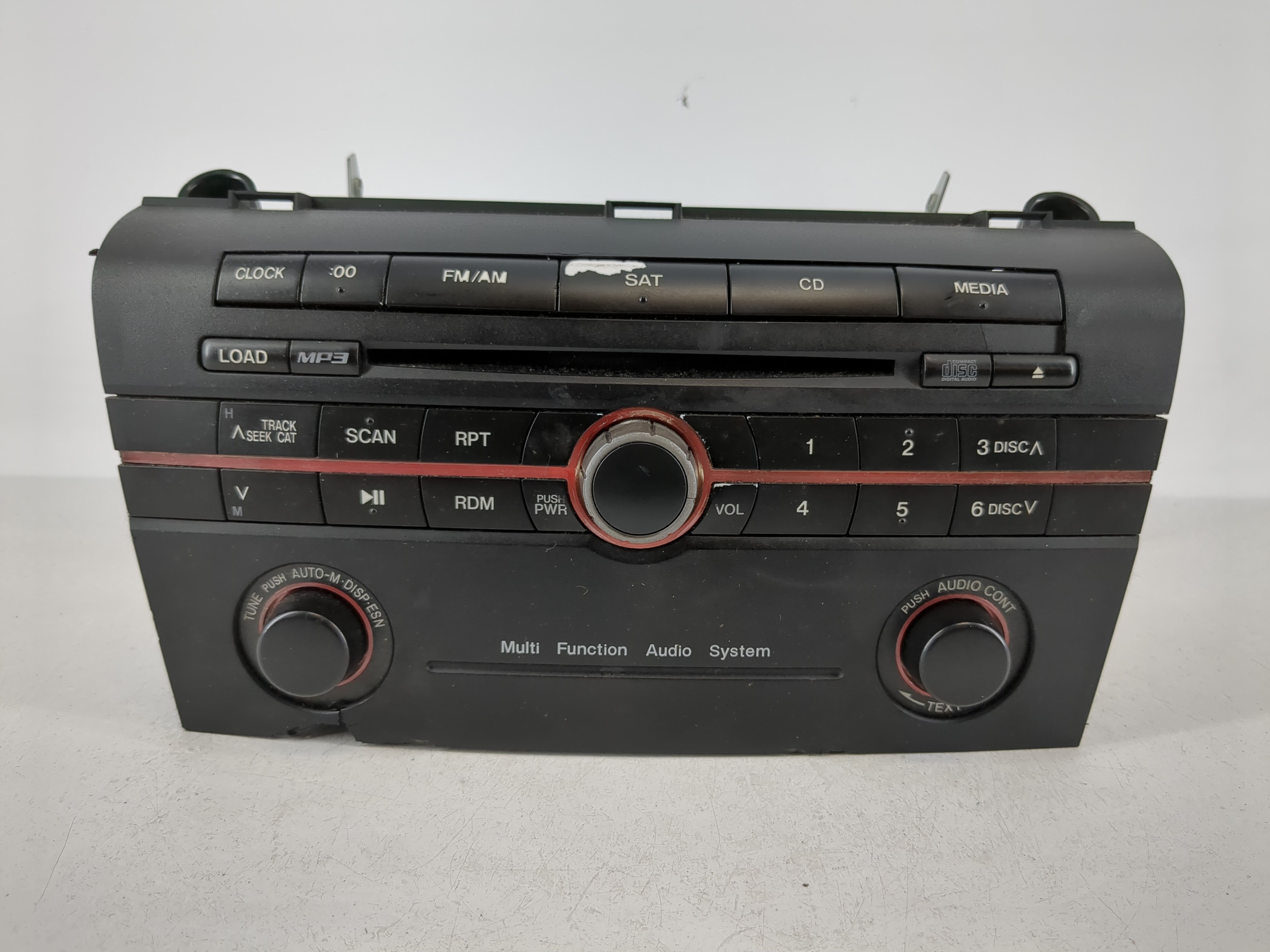 2008 Mazda 3 Radio AM FM Cd Player Receiver Replacement P/N:BAR4 66 AR0 Fits OEM Used Auto Parts - Oemusedautoparts1.com