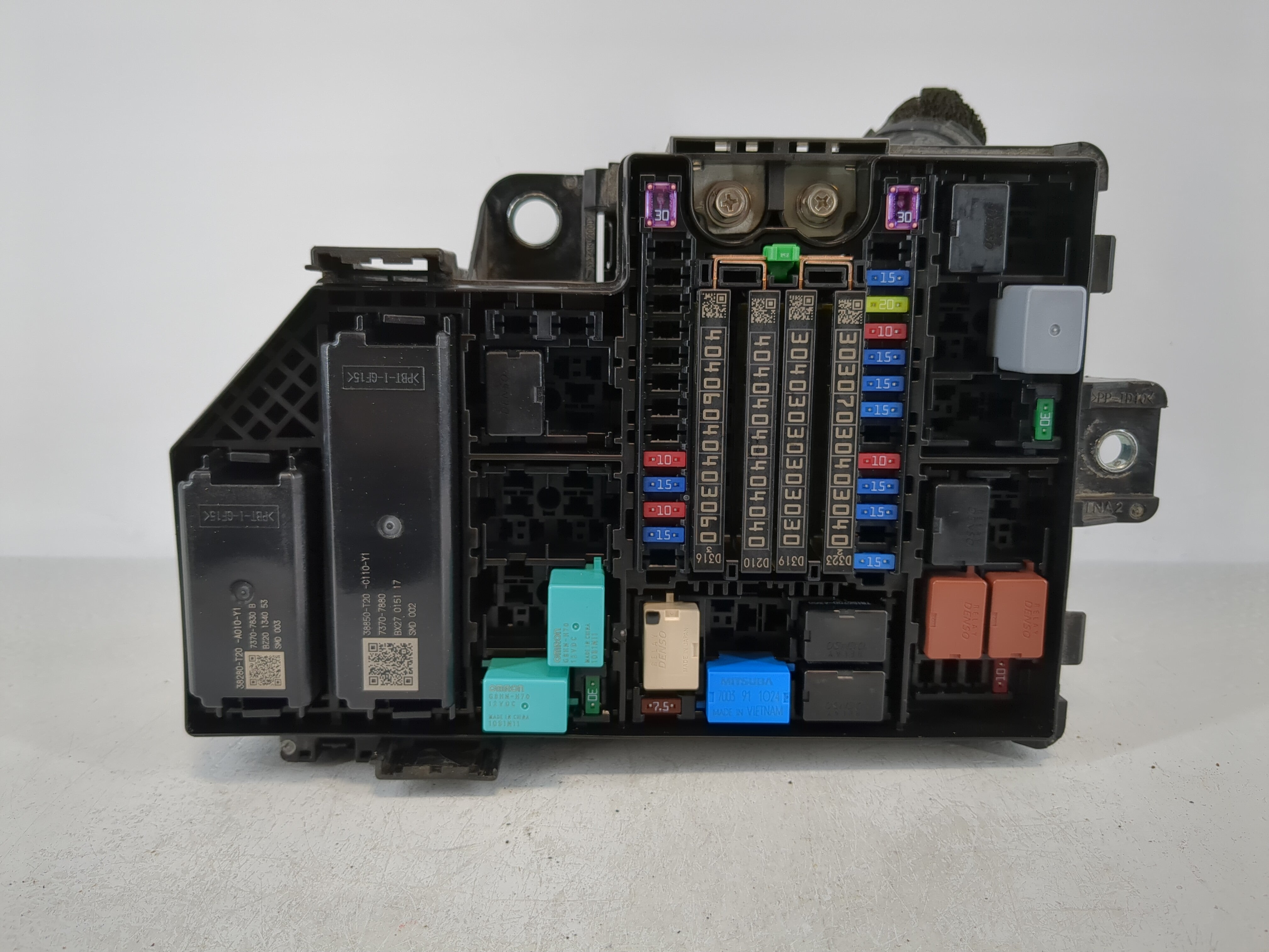 2022 Honda Civic Fusebox Fuse Box Panel Relay Module P/N:38850-T20-C110-Y1 Fits OEM Used Auto Parts - Oemusedautoparts1.com