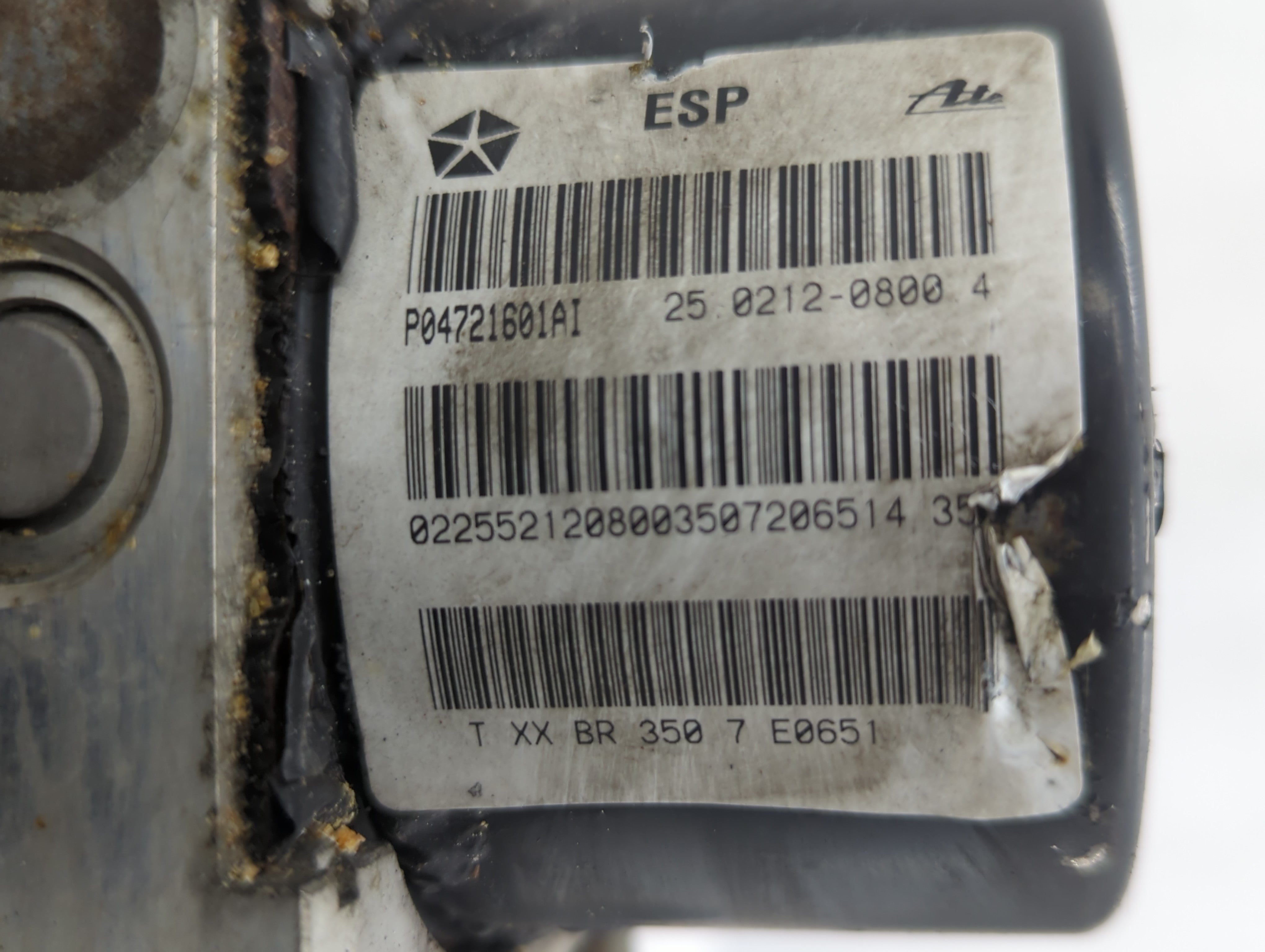 2008 Dodge Grand Caravan ABS Pump Control Module Replacement P/N:P04721601AI Fits OEM Used Auto Parts - Oemusedautoparts1.com