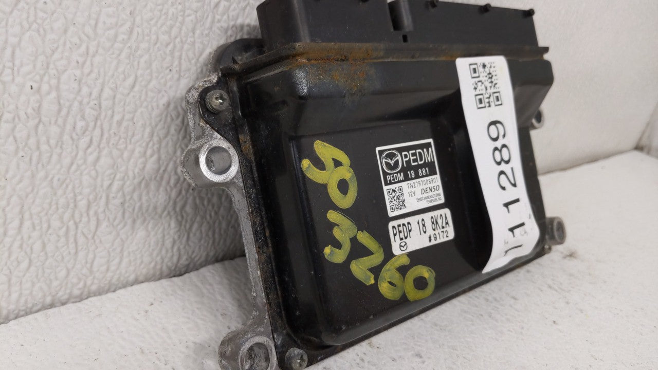 2014 Mazda 3 PCM Engine Control Computer ECU ECM PCU OEM P/N:PEDM 18 881 Fits OEM Used Auto Parts - Oemusedautoparts1.com