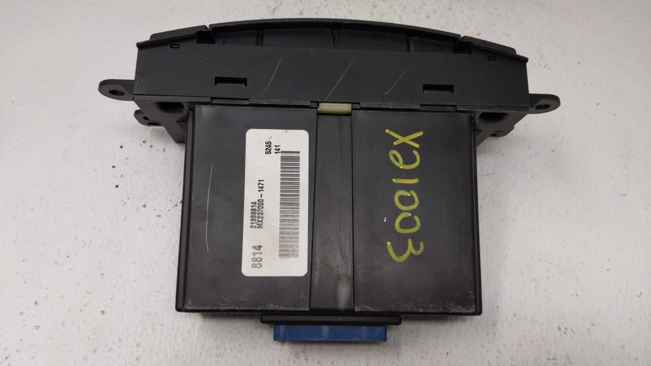 2005-2006 Cadillac Cts Climate Control Module Temperature AC/Heater Replacement P/N:21998814 Fits Fits 2005 2006 OEM Used Auto Parts - Oemusedautoparts1.com