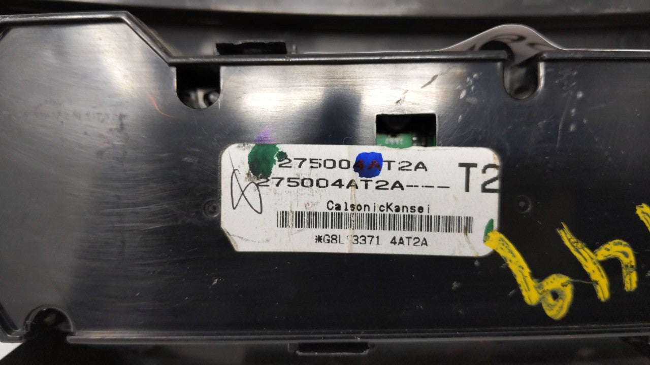 2015-2017 Nissan Sentra Climate Control Module Temperature AC/Heater Replacement P/N:275004AT2A Fits Fits 2015 2016 2017 OEM Used Auto Parts - Oemusedautoparts1.com