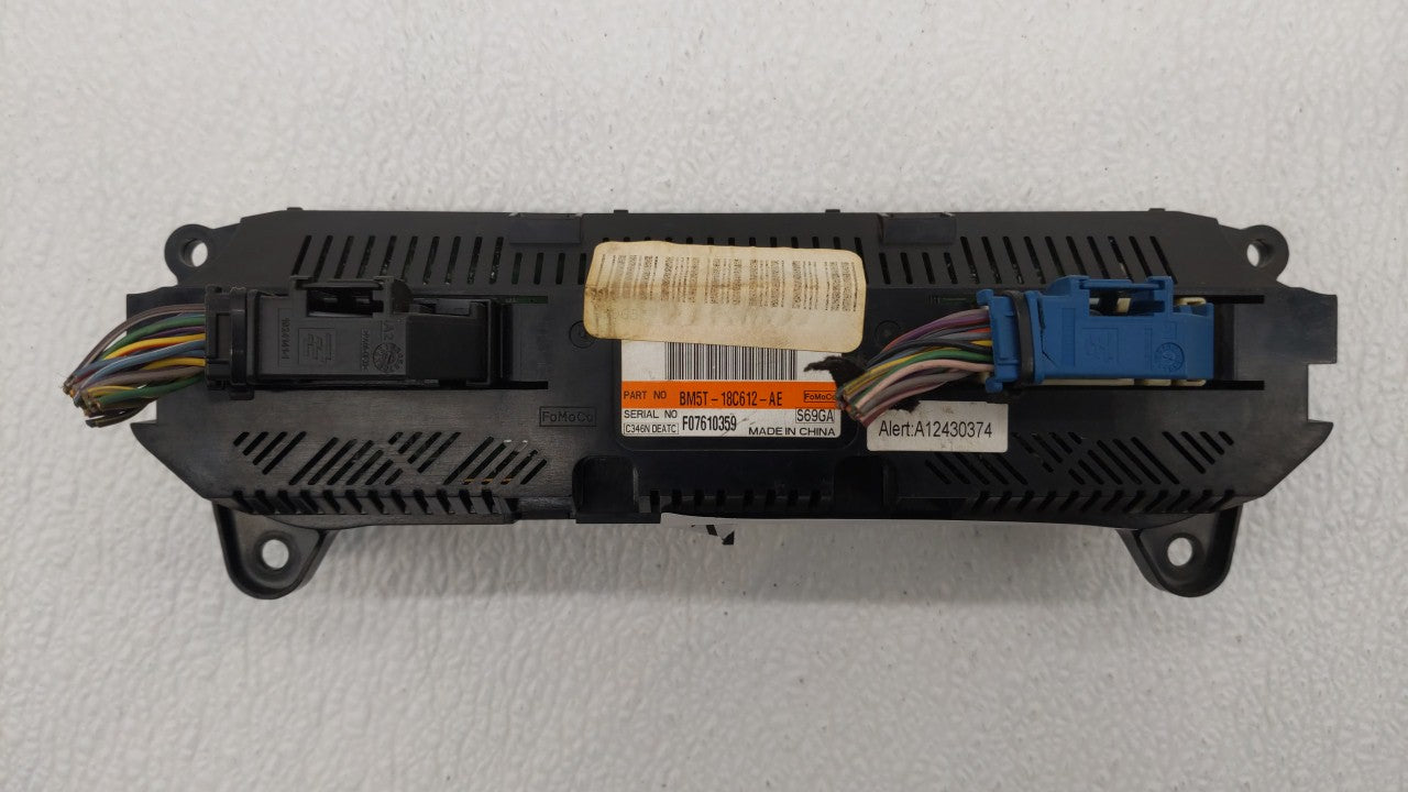 2012 Ford Focus Climate Control Module Temperature AC/Heater Replacement P/N:BM51-18522-BC BM5T-18C612-AJ, BM5T-18C612-AH Fits OEM Used Auto Parts - Oemusedautoparts1.com