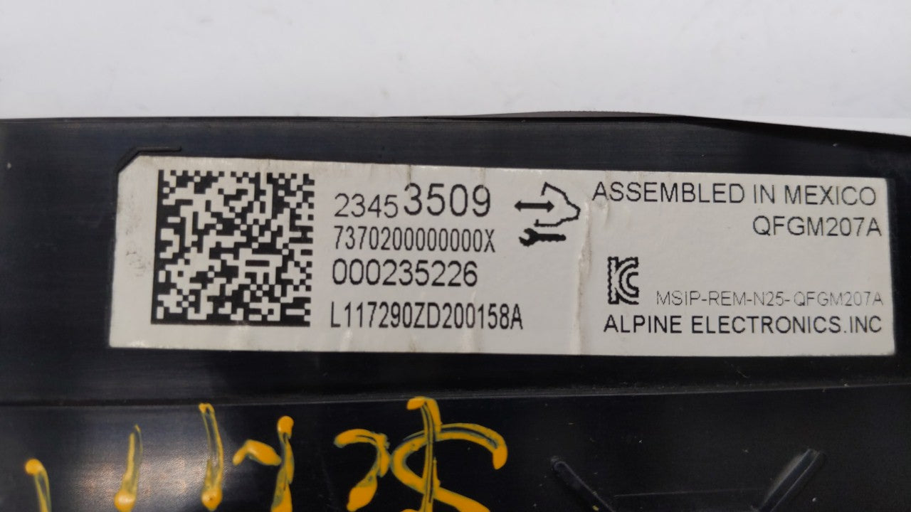 2014-2020 Chevrolet Impala Climate Control Module Temperature AC/Heater Replacement P/N:23453509 84429867 Fits OEM Used Auto Parts - Oemusedautoparts1.com