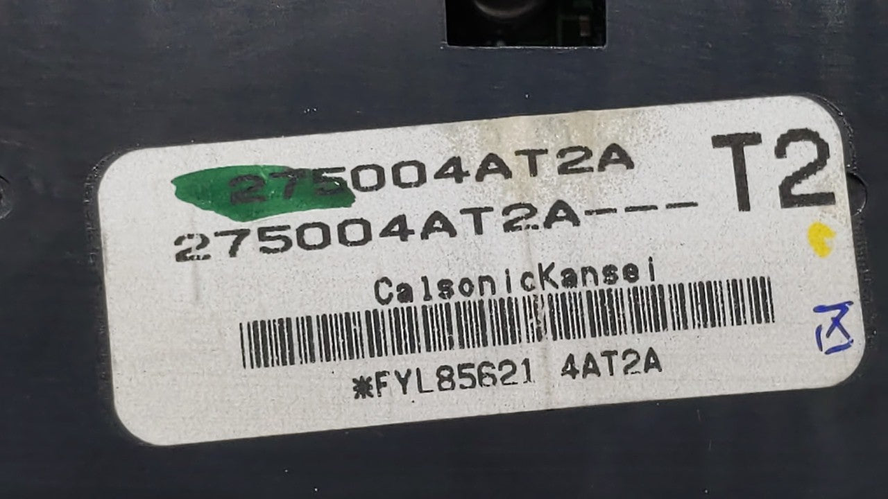 2015-2017 Nissan Sentra Climate Control Module Temperature AC/Heater Replacement P/N:275004AF2B 275004AT2A Fits OEM Used Auto Parts - Oemusedautoparts1.com