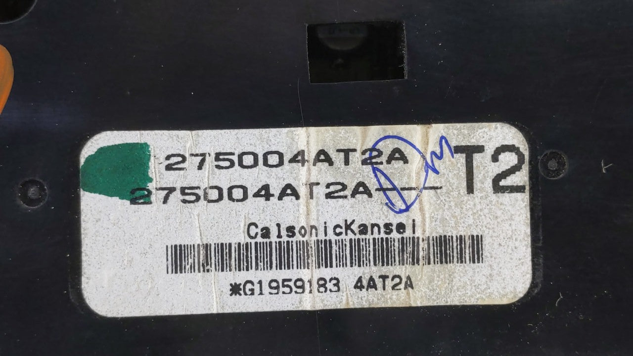 2015-2017 Nissan Sentra Climate Control Module Temperature AC/Heater Replacement P/N:275004AF2B 275004AT2A Fits OEM Used Auto Parts - Oemusedautoparts1.com