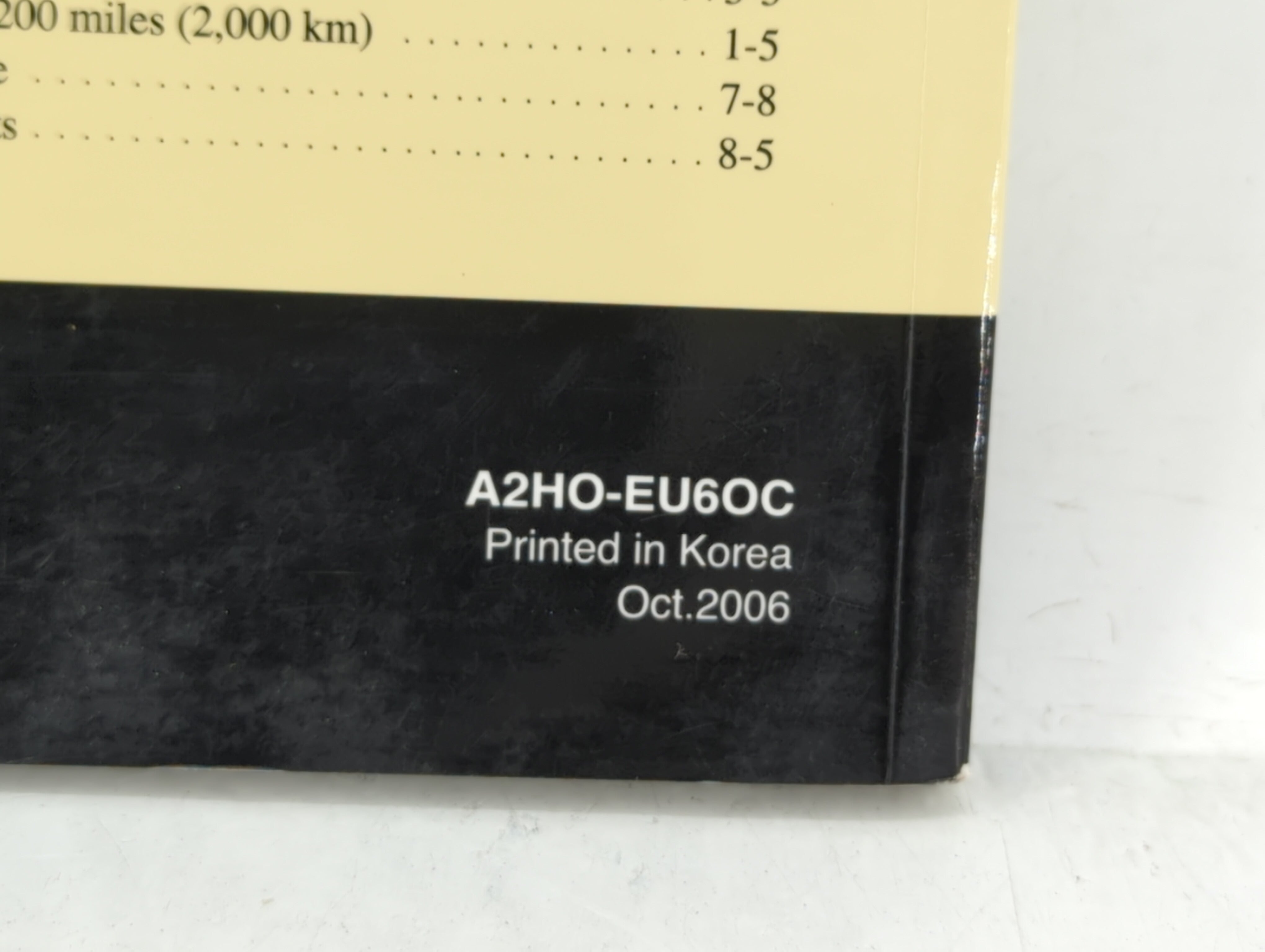 2007 Hyundai Elantra Owners Manual Book Guide P/N:A2H0-EU60C OEM Used Auto Parts - Oemusedautoparts1.com