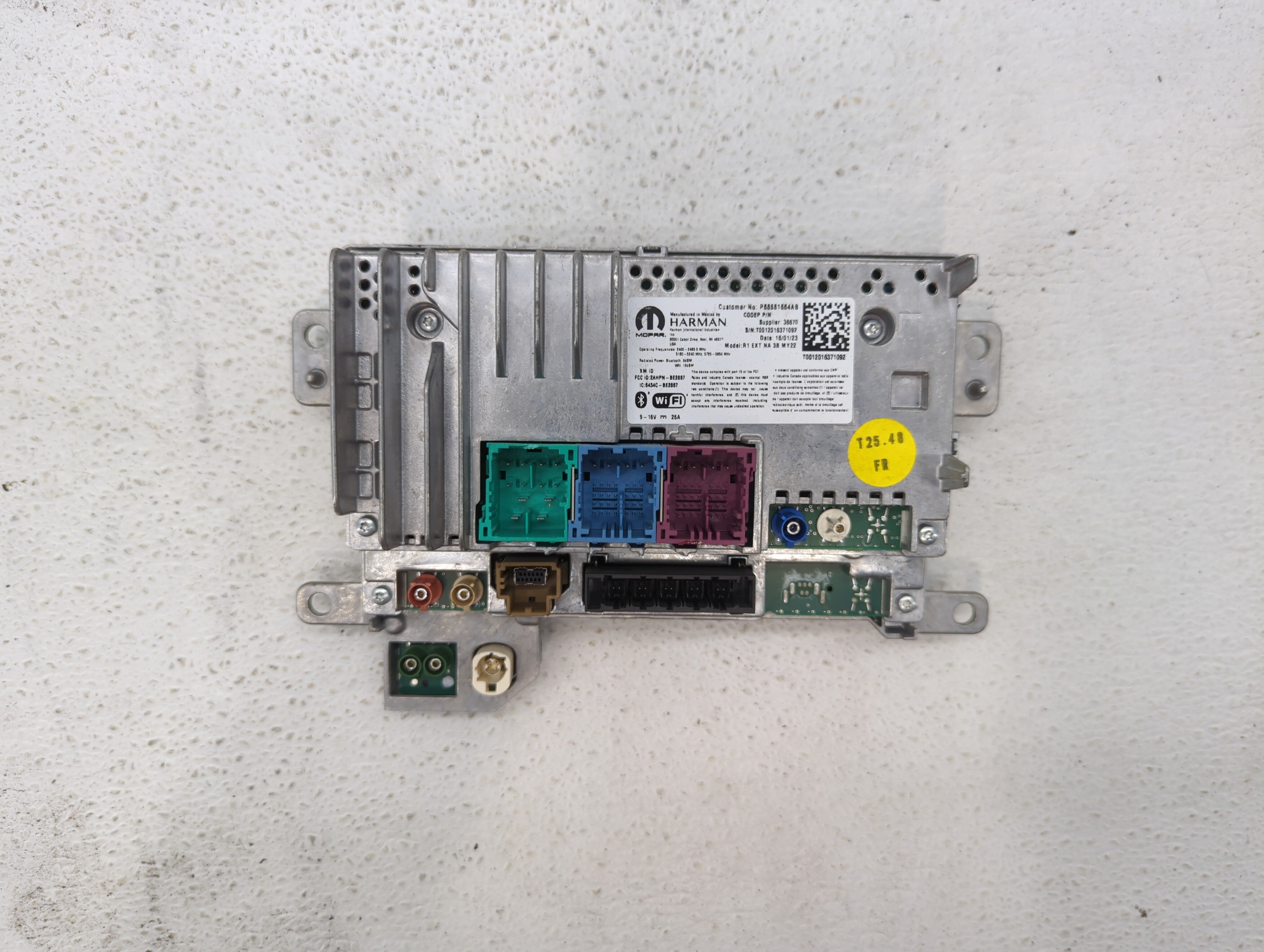 2020-2022 Jeep Grand Cherokee PCM Engine Control Computer ECU ECM PCU OEM P/N:68527736AF Fits Fits 2020 2021 2022 OEM Used Auto Parts - Oemusedautoparts1.com