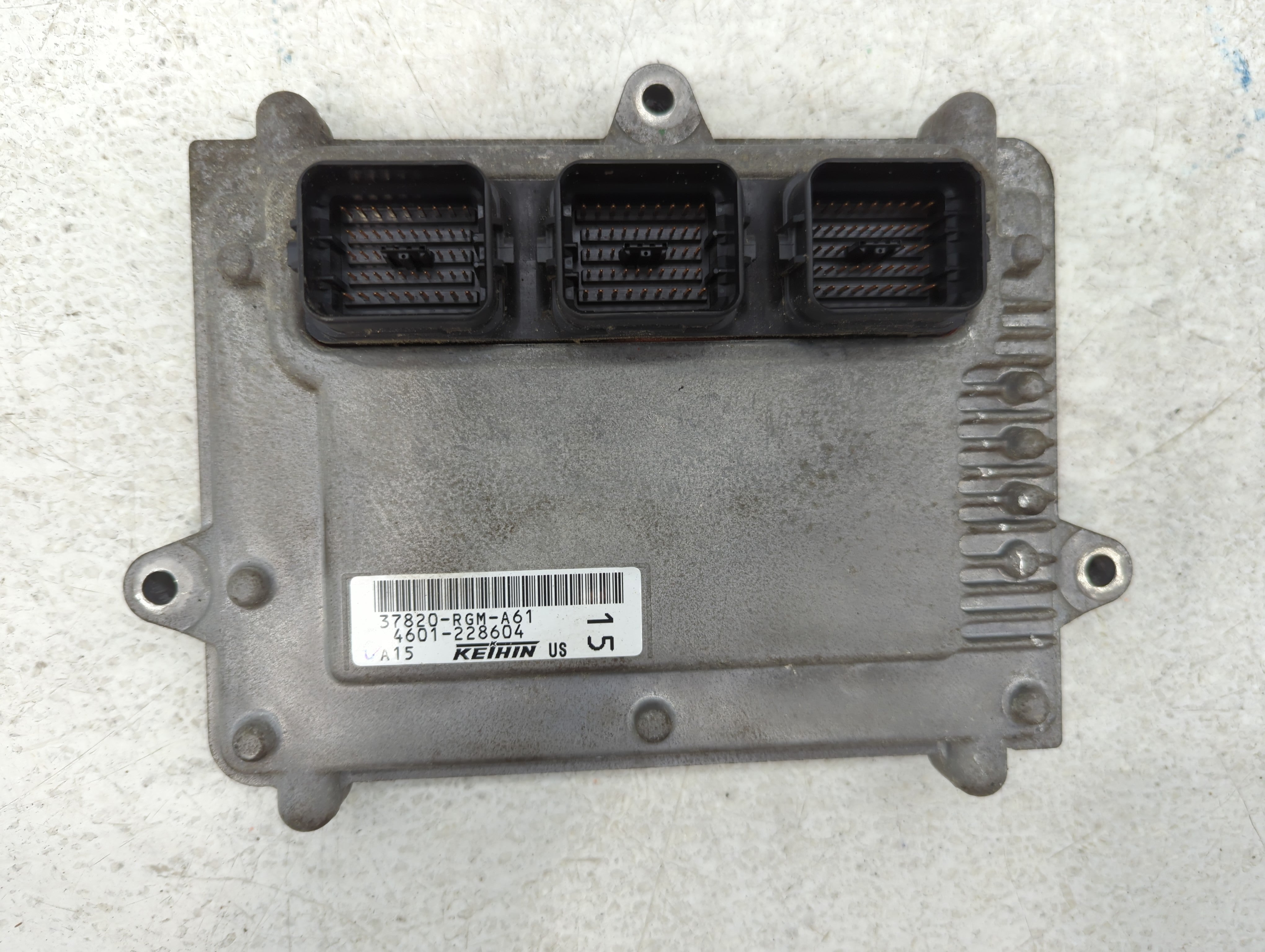 2005 Honda Odyssey PCM Engine Control Computer ECU ECM PCU OEM P/N:37820-RGM-A59 Fits OEM Used Auto Parts - Oemusedautoparts1.com