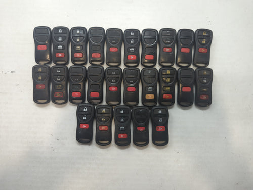 Lot of 25 Nissan Keyless Entry Remote Fob MIXED FCC IDS MIXED PART