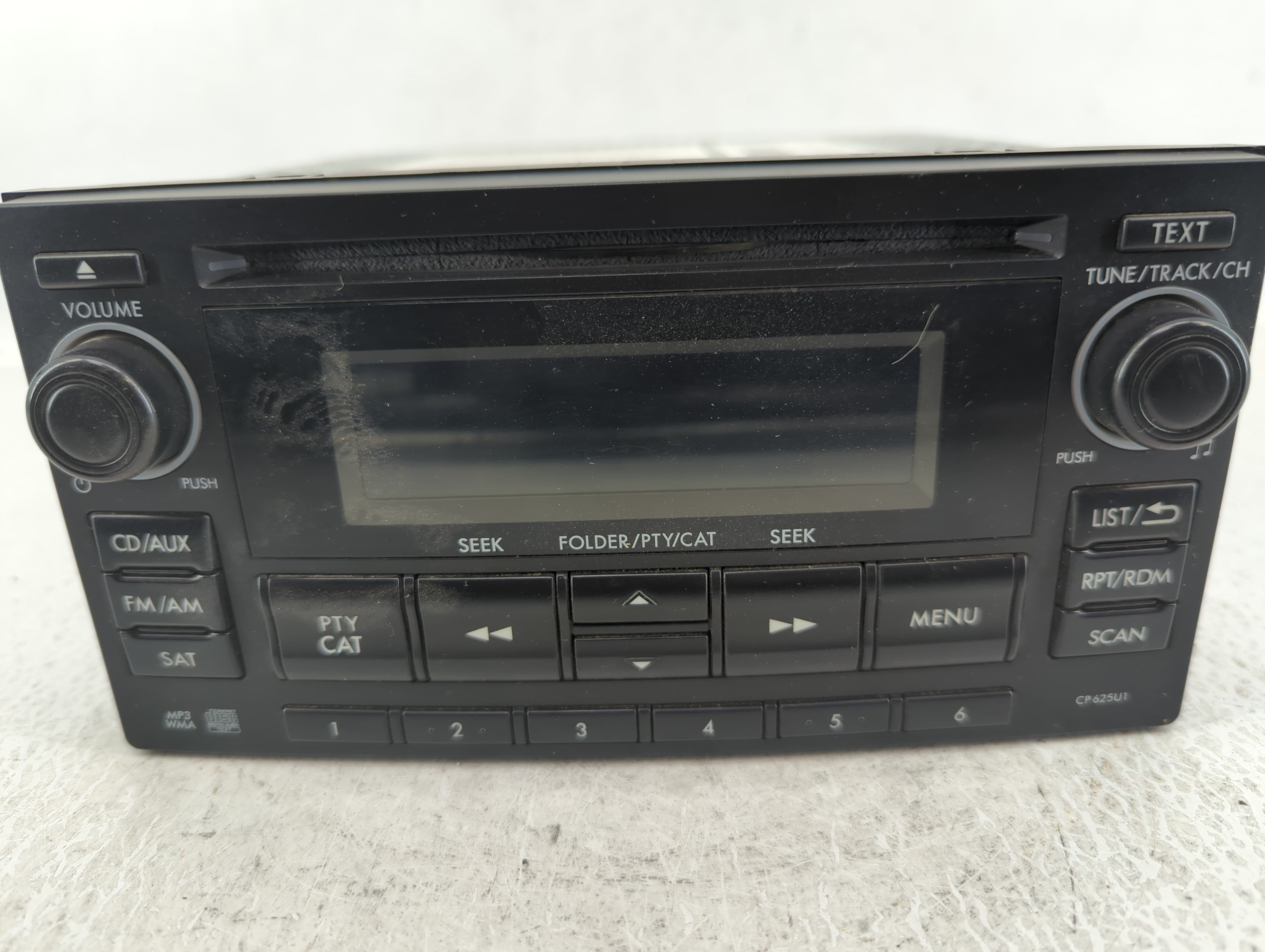 2012 Subaru Forester Radio AM FM Cd Player Receiver Replacement P/N:86201SC630 Fits OEM Used Auto Parts - Oemusedautoparts1.com