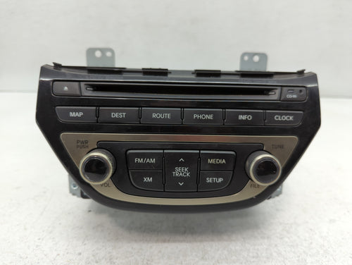 2013-2015 Hyundai Genesis Radio AM FM Cd Player Receiver Replacement P/N:96560-2M760YHG Fits 2013 2014 2015 OEM Used Auto Parts