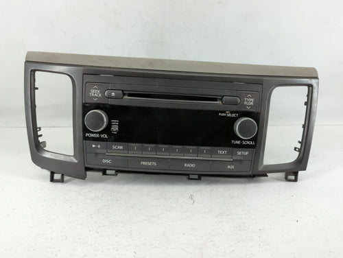 2011-2014 Toyota Sienna Radio AM FM Cd Player Receiver Replacement P/N:86120-08270 Fits 2011 2012 2013 2014 OEM Used Auto Parts