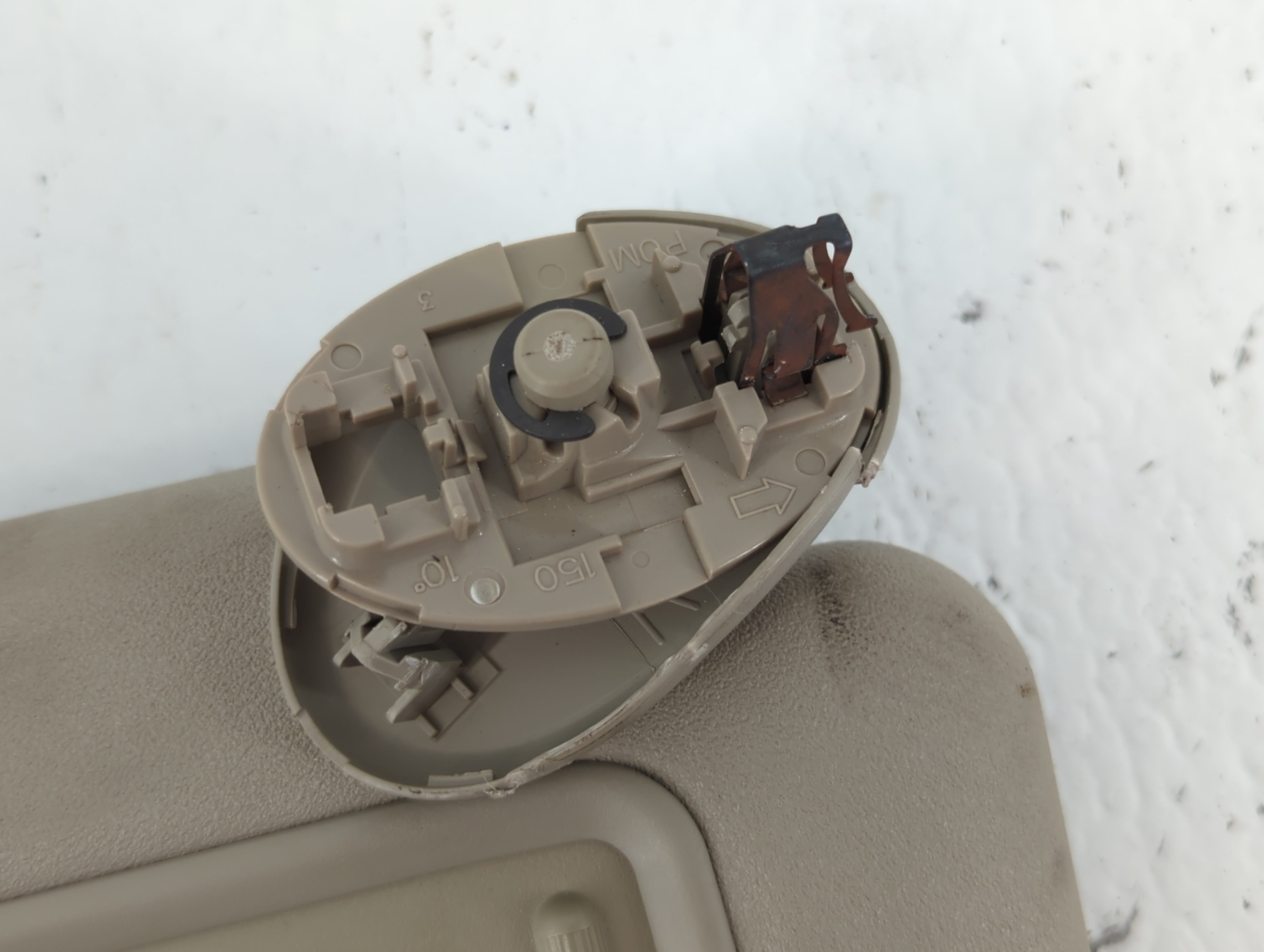 2009-2013 Toyota Corolla Sun Visor Shade Replacement Passenger Right Mirror Fits Fits 2009 2010 2011 2012 2013 OEM Used Auto Parts - Oemusedautoparts1.com