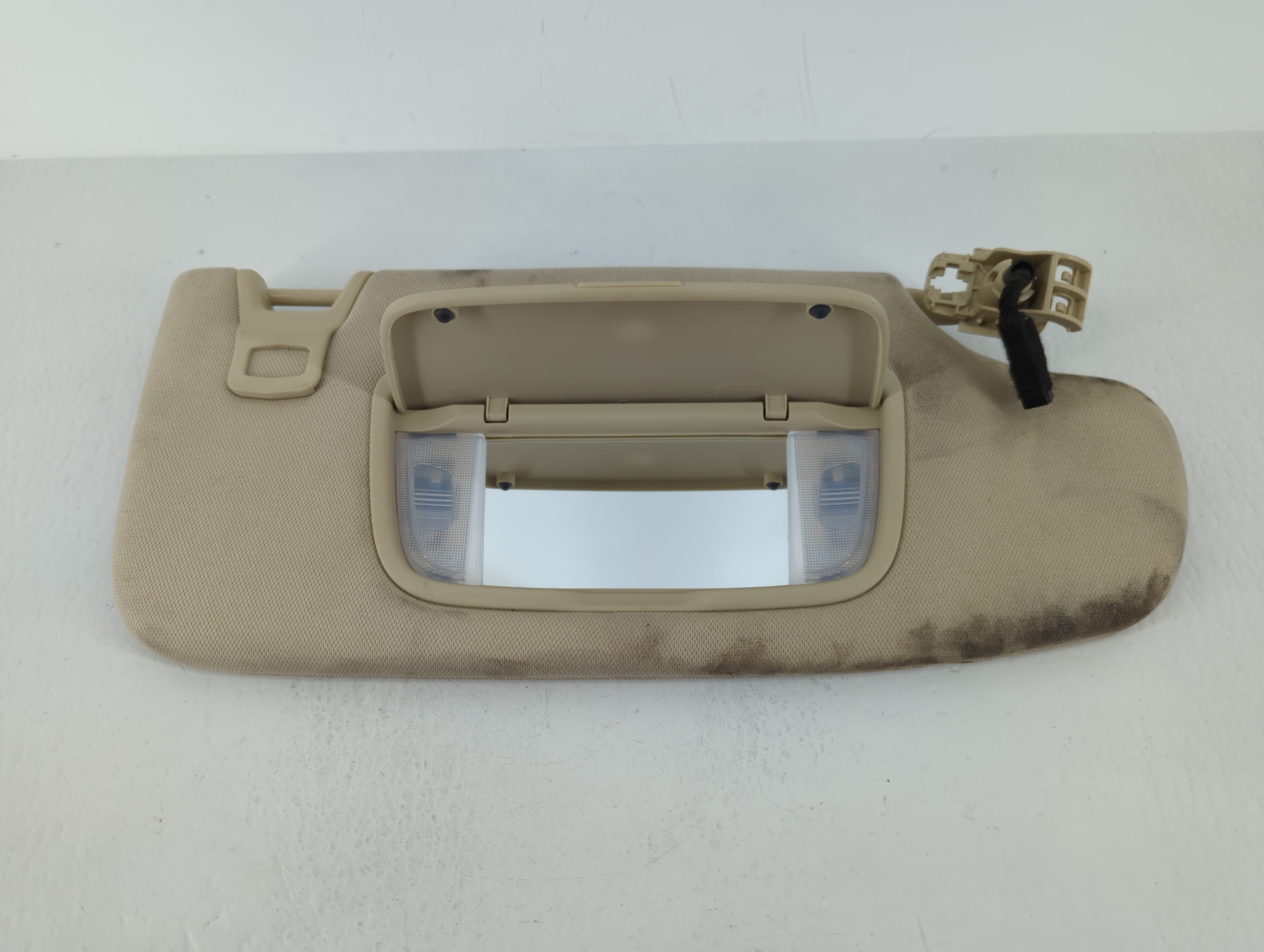 2015-2016 Ford Fusion Sun Visor Shade Replacement Passenger Right Mirror Fits Fits 2015 2016 OEM Used Auto Parts - Oemusedautoparts1.com