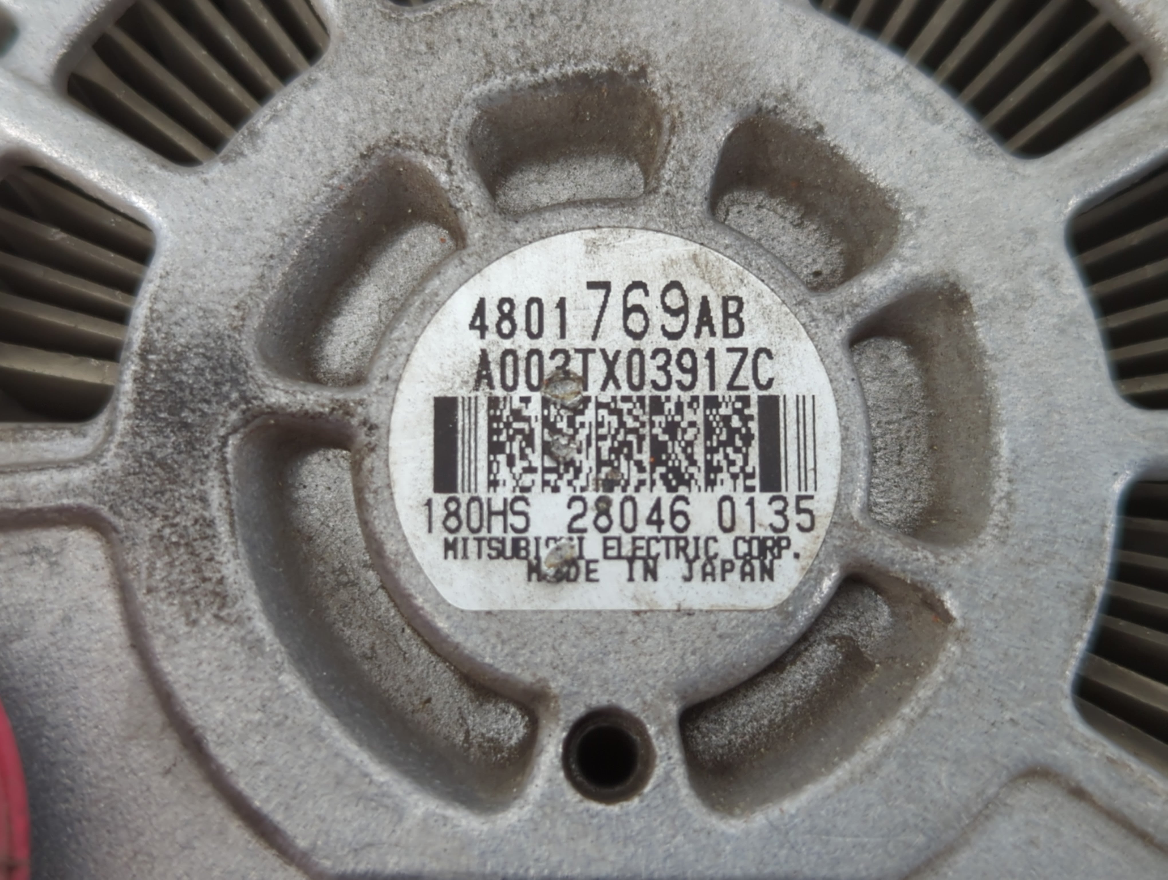 2014 Ram 1500 Alternator Replacement Generator Charging Assembly Engine OEM P/N:4801769AA 4801769AB Fits OEM Used Auto Parts - Oemusedautoparts1.com