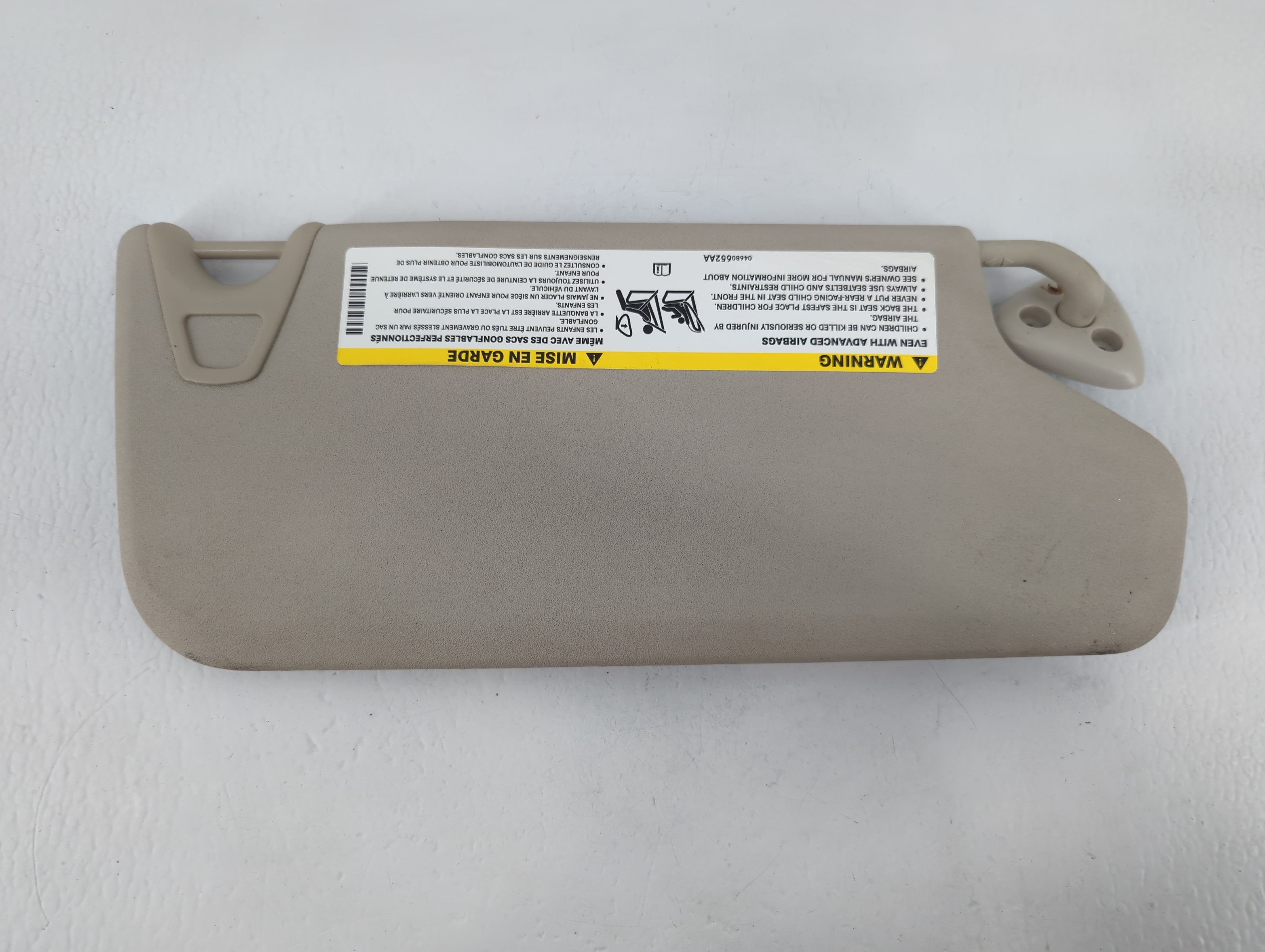 2017 Dodge Journey Sun Visor Shade Replacement Driver Left Mirror Fits OEM Used Auto Parts - Oemusedautoparts1.com