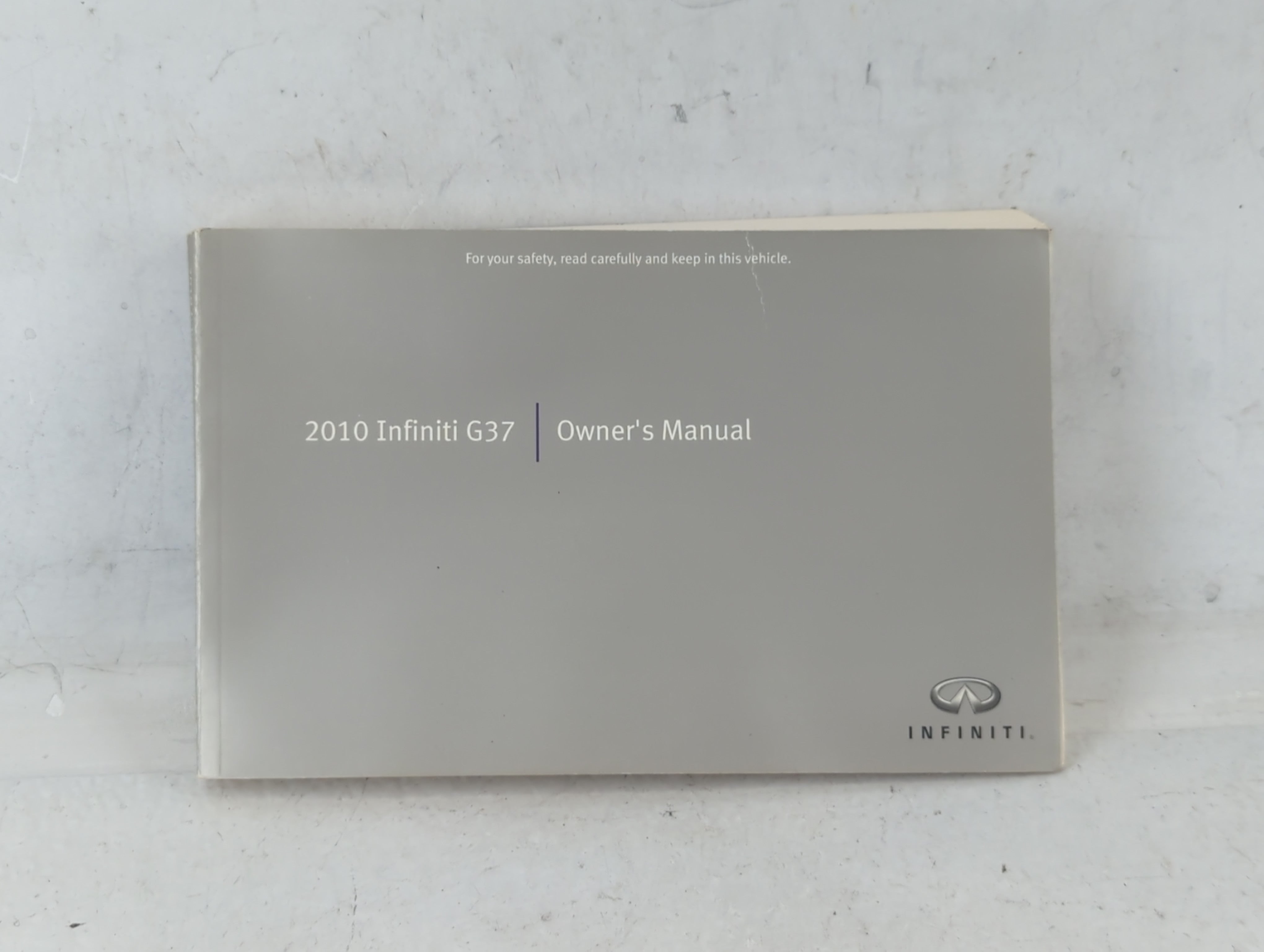 2010 Infiniti G37 Owners Manual Book Guide OEM Used Auto Parts - Oemusedautoparts1.com