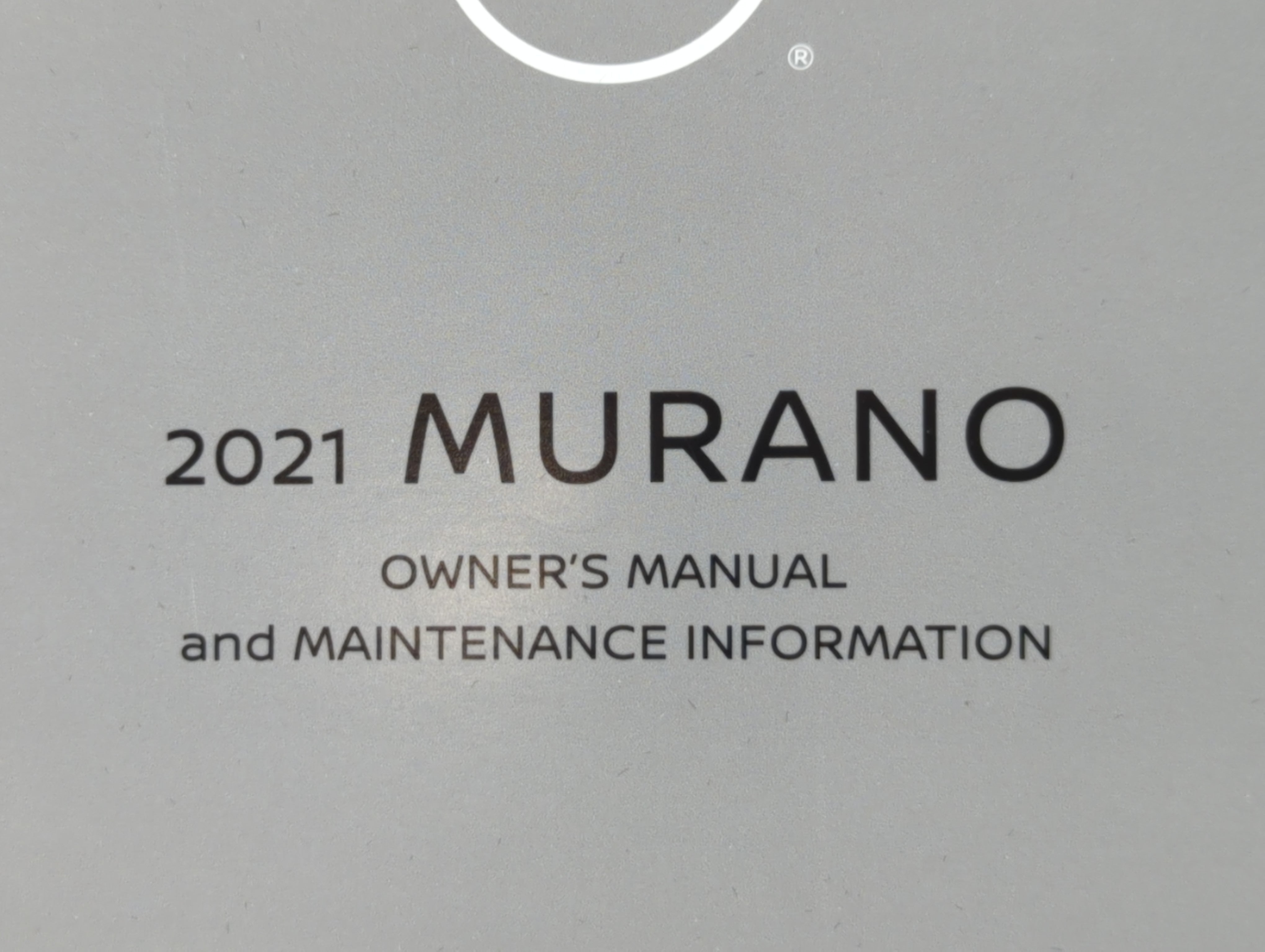 2021 Nissan Murano Owners Manual Book Guide P/N:OM21EA 0Z52U0 OEM Used Auto Parts - Oemusedautoparts1.com